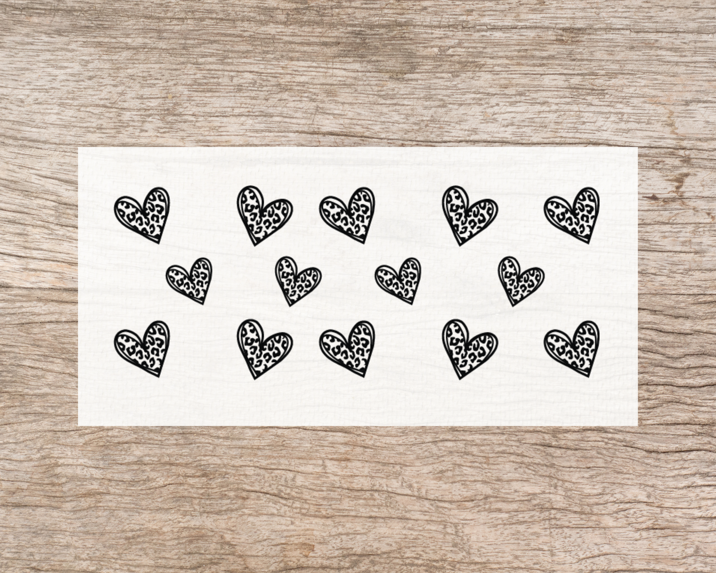UV DTF Libbey Cup Wrap Love & Valentine