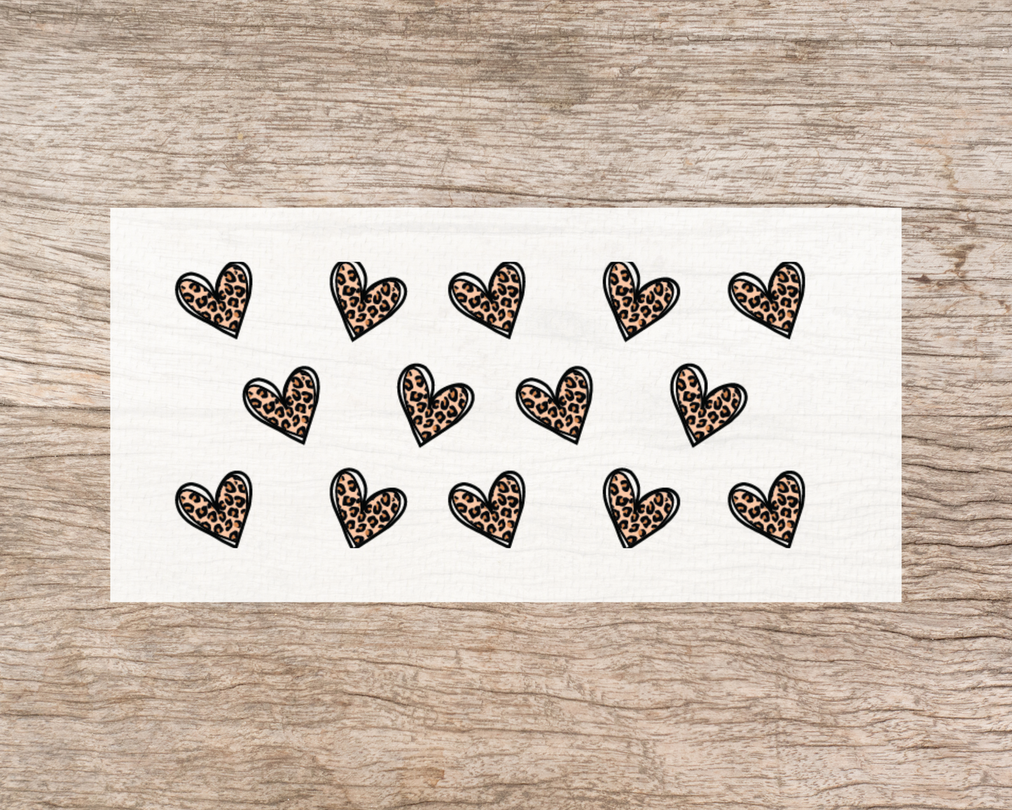 UV DTF Libbey Cup Wrap Love & Valentine