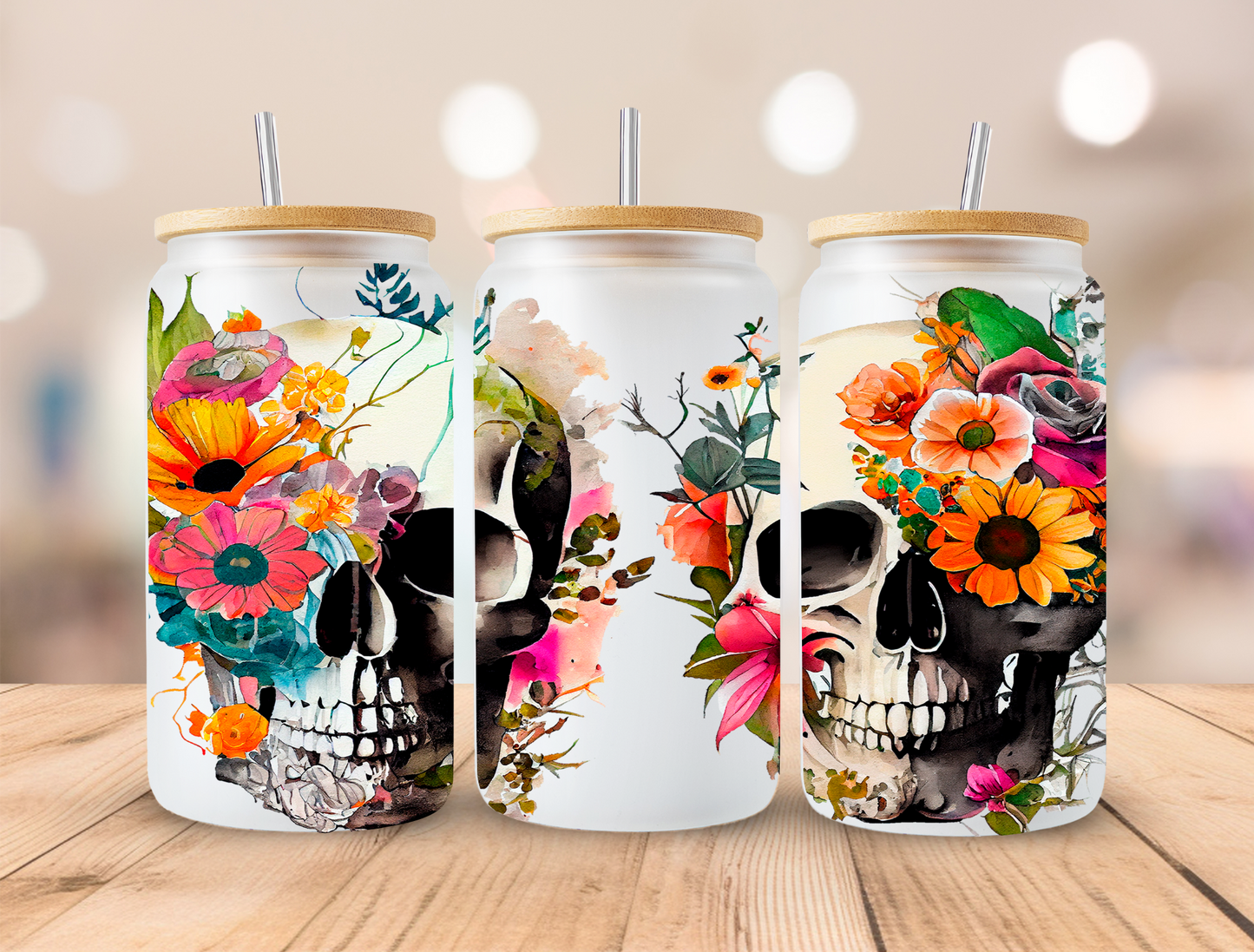 UV DTF Libbey Cup Wrap FALL & HALLOWEEN
