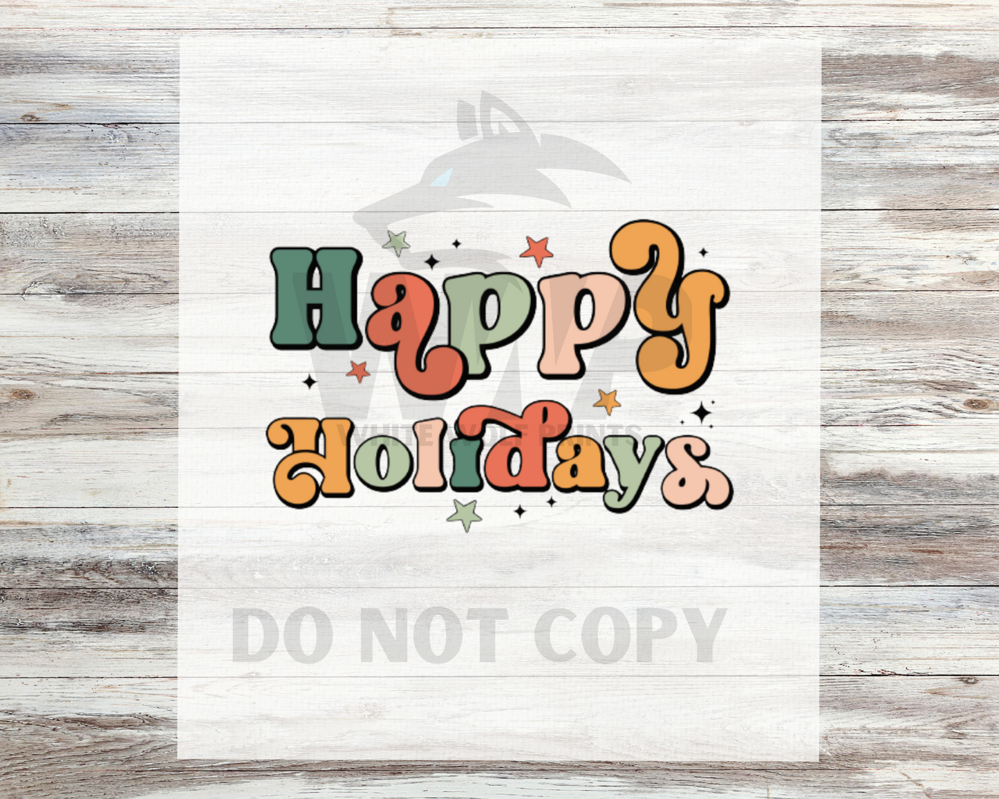Direct-To-Film (DTF) CHRISTMAS TRANSFER
