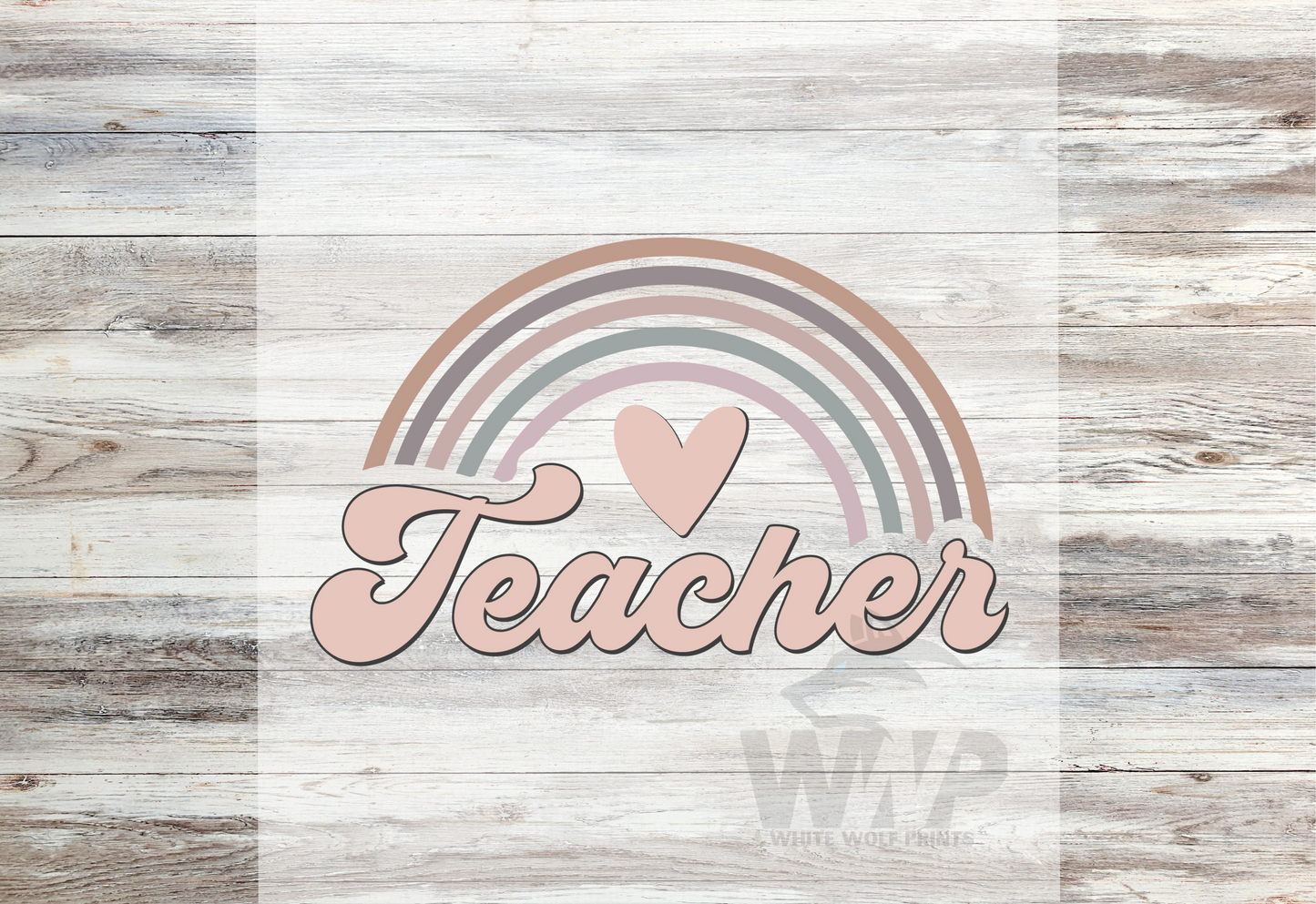 Ready To Press (DTF) TEACHER TRANSFER