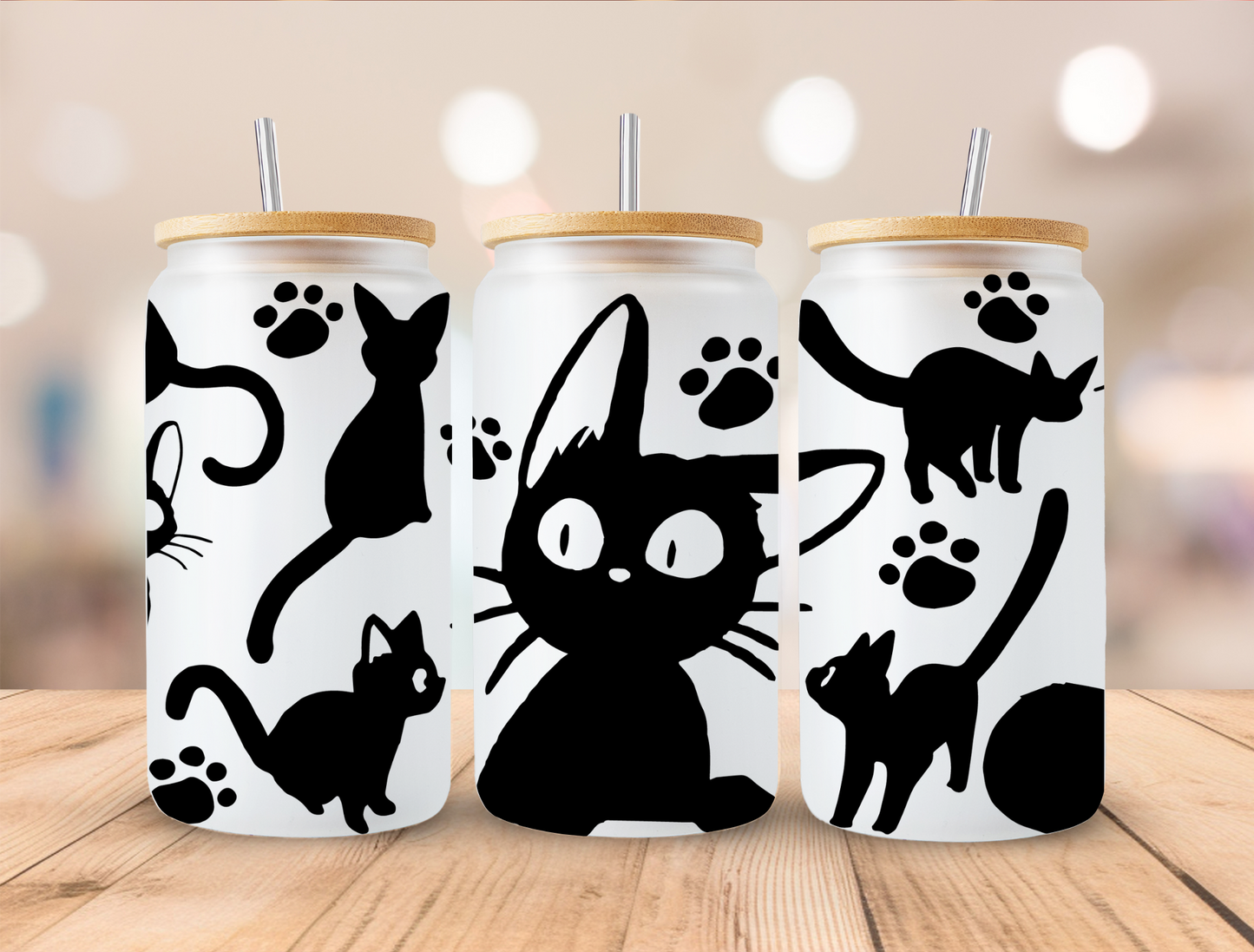 UV DTF Libbey Cup Wrap ANIMALS