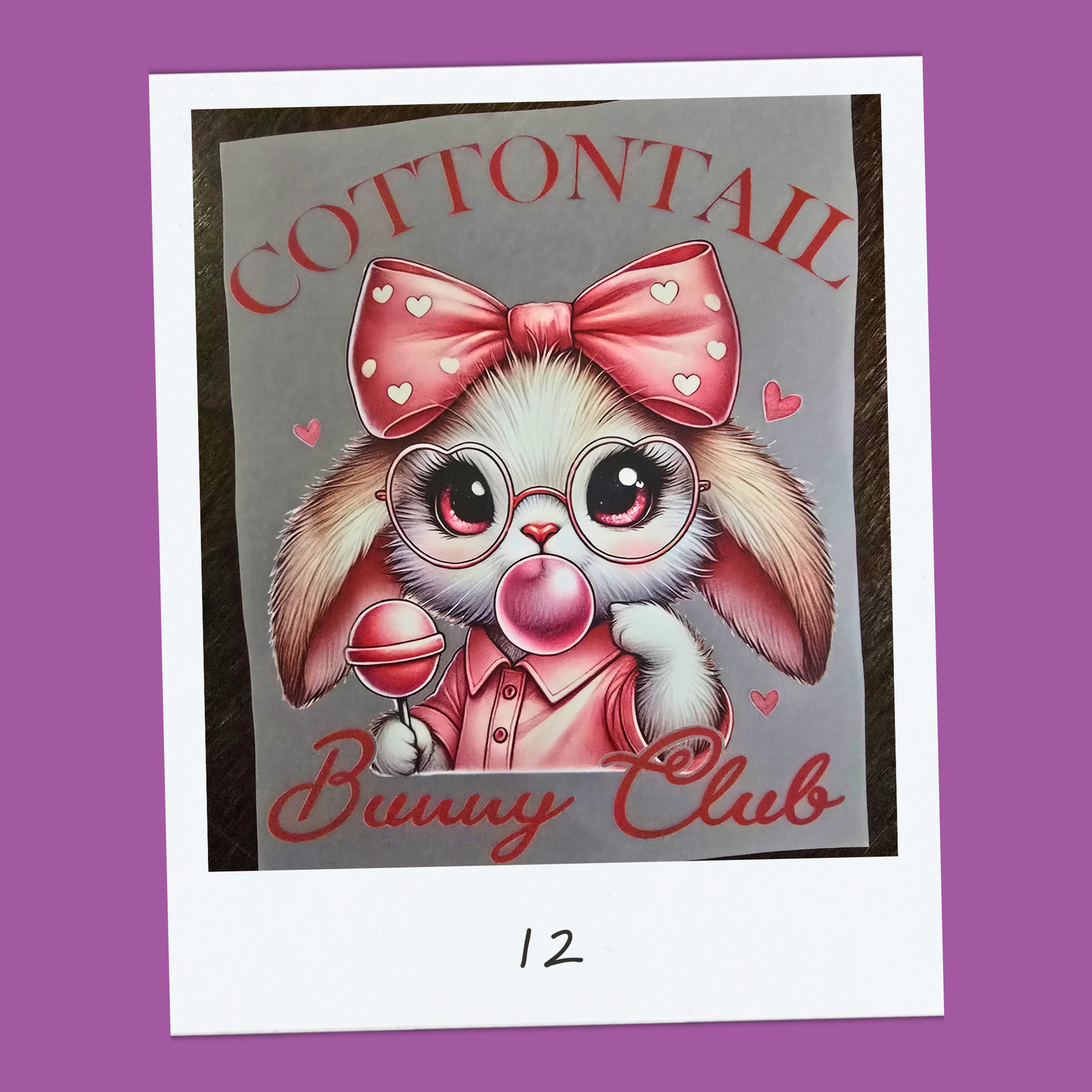 PRE-PRINTED EASTER DTF Transfer 12