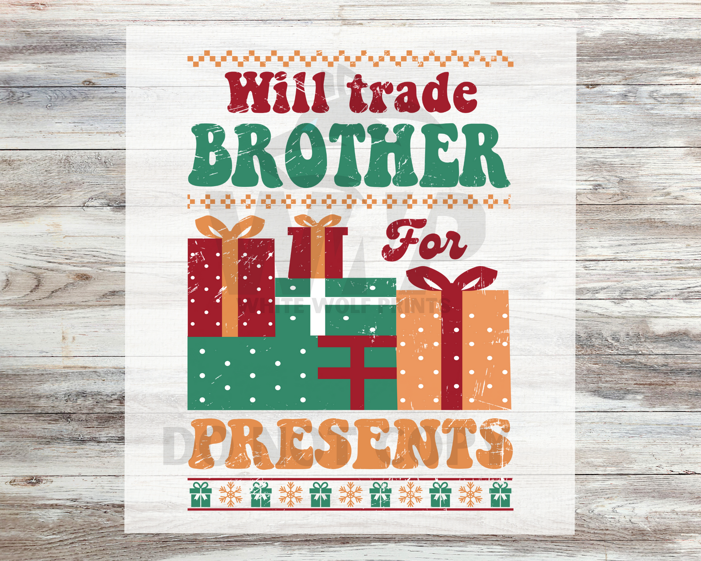 Direct-To-Film (DTF) CHRISTMAS TRANSFER