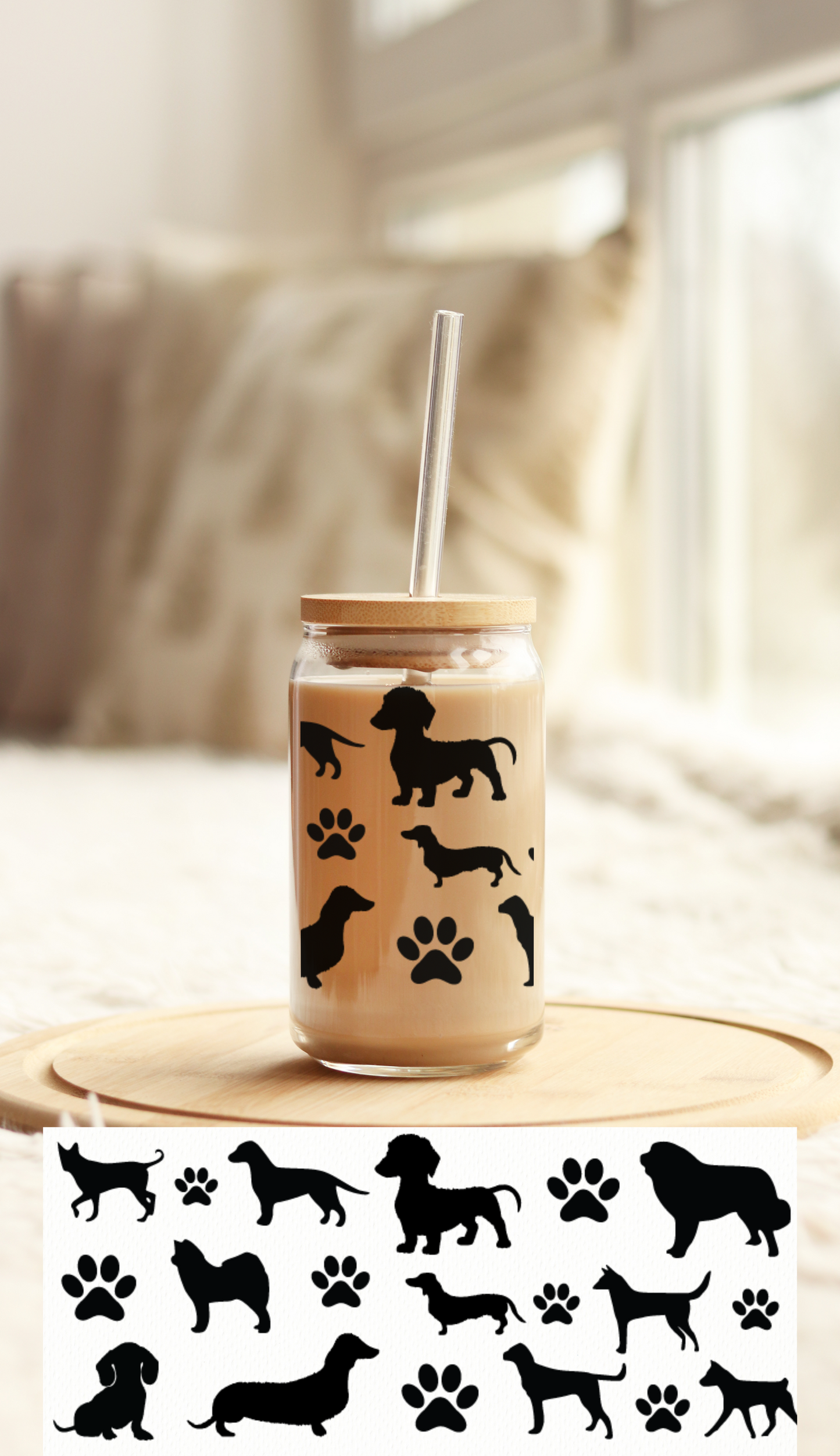 UV DTF Libbey Cup Wrap ANIMALS