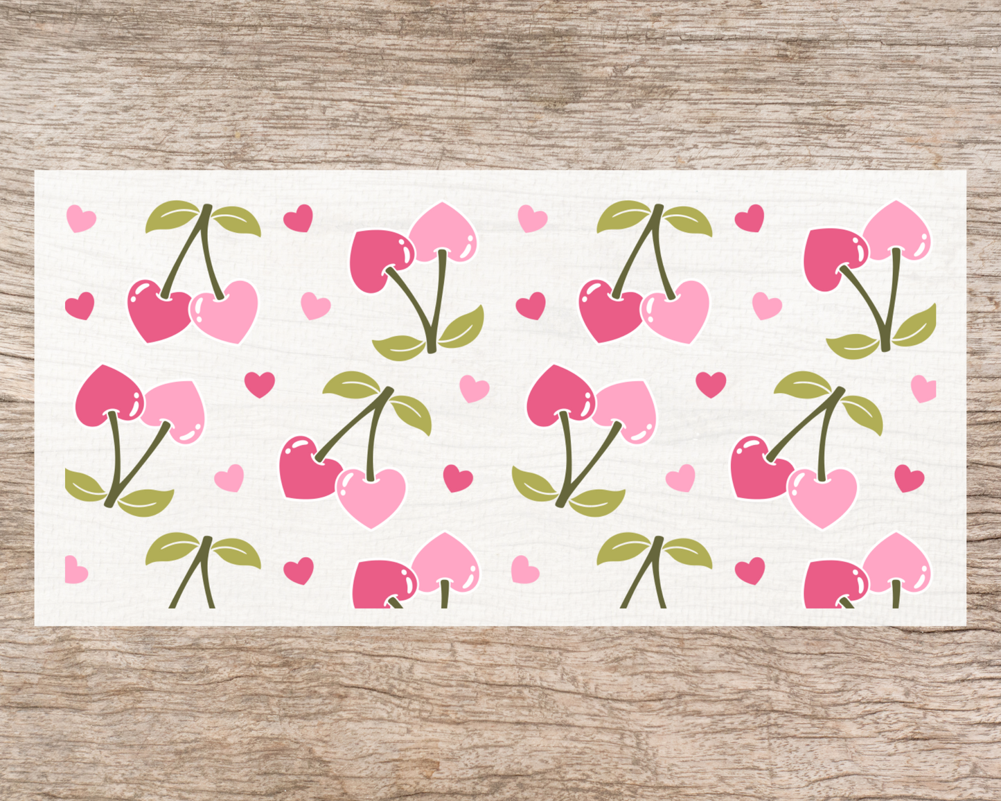 UV DTF Libbey Cup Wrap Love & Valentine