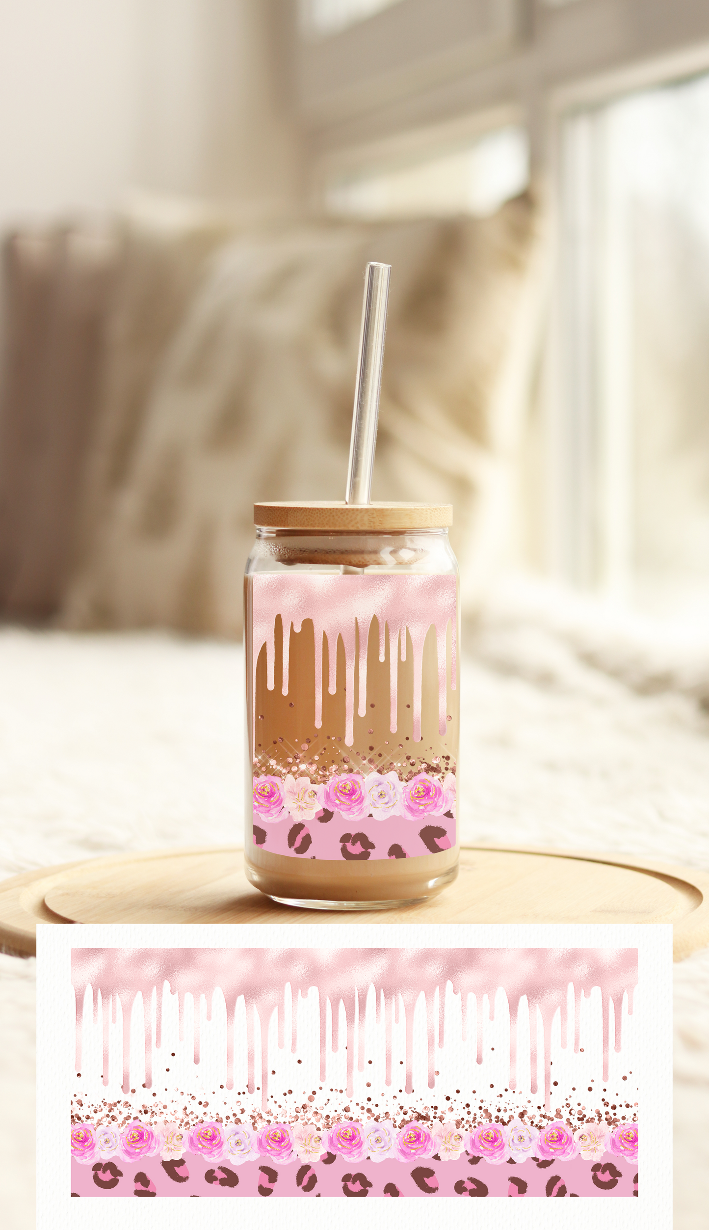 UV DTF Libbey Cup Wrap Love & Valentine