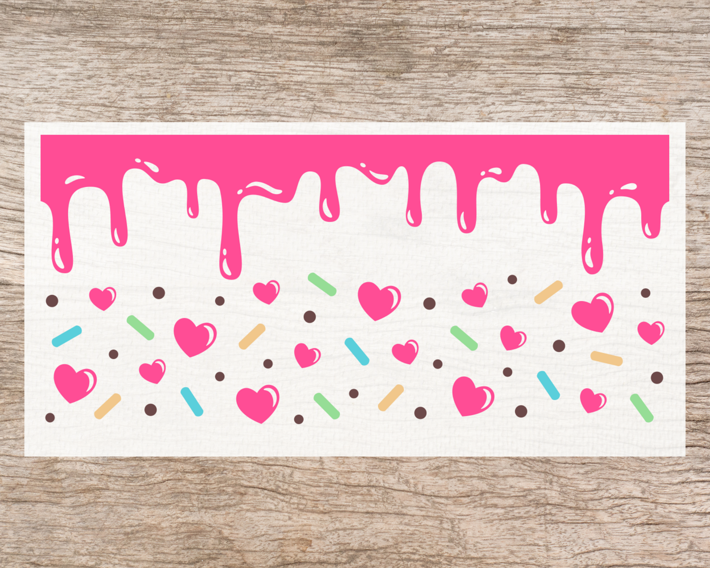 UV DTF Libbey Cup Wrap Love & Valentine
