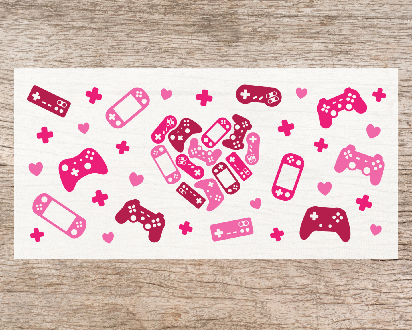 UV DTF Libbey Cup Wrap Love & Valentine
