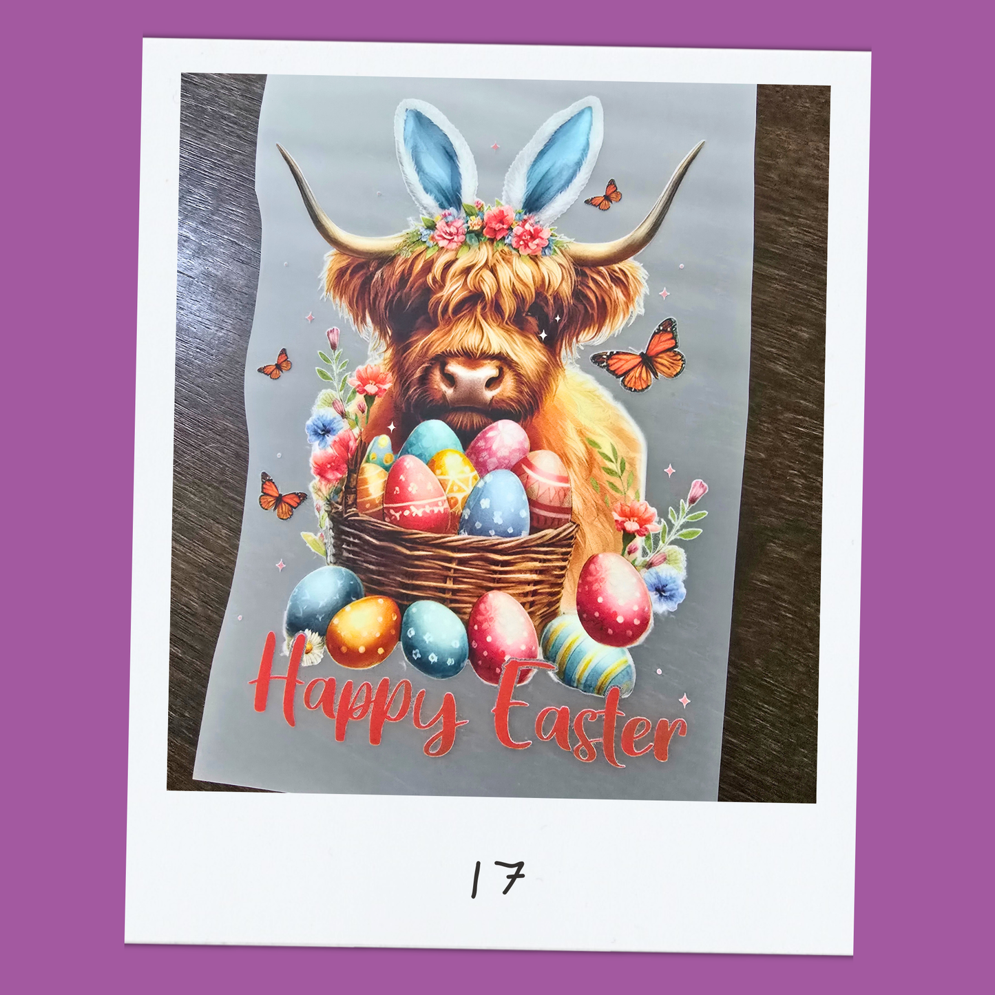 PRE-PRINTED EASTER DTF Transfer 17
