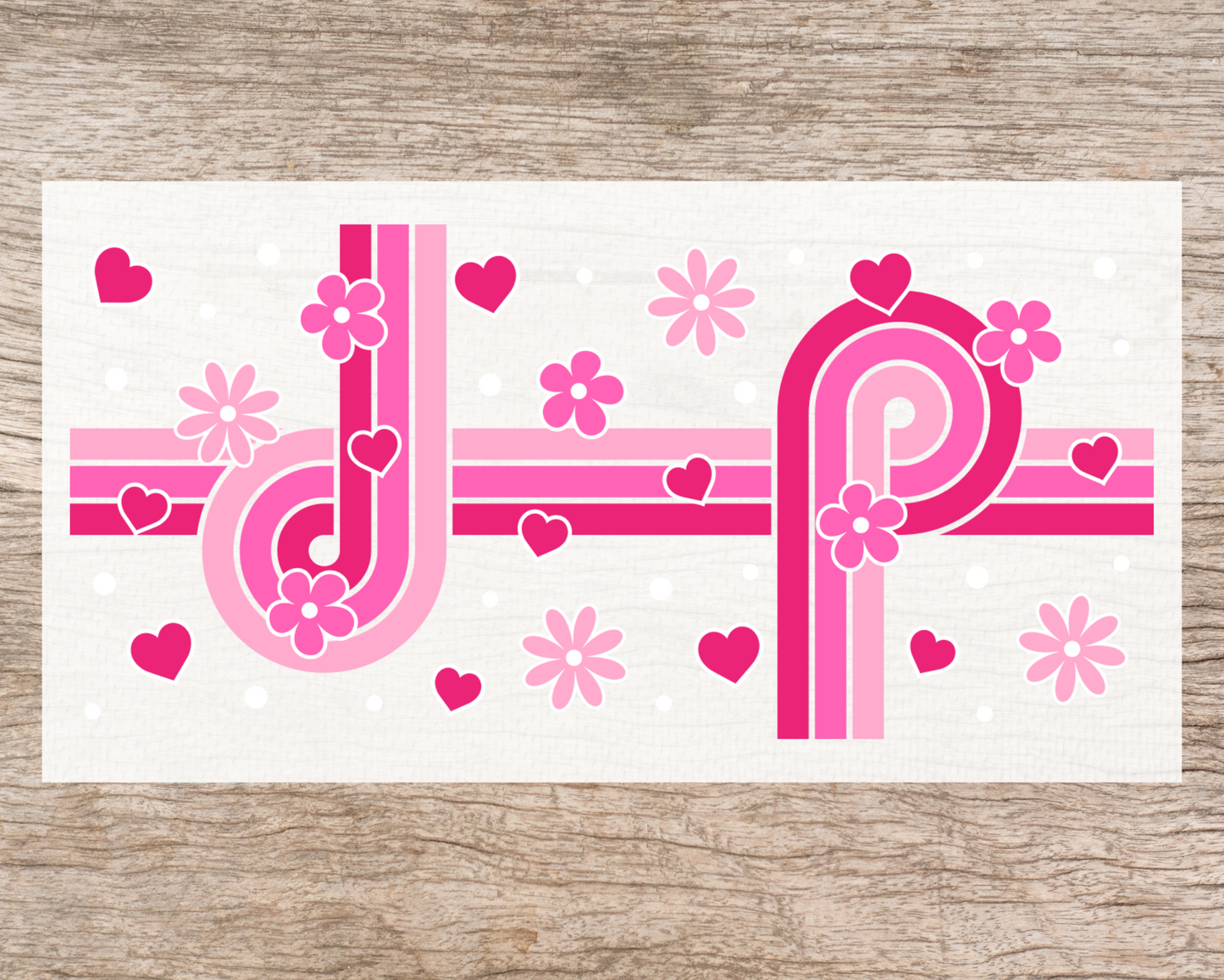 UV DTF Libbey Cup Wrap Love & Valentine