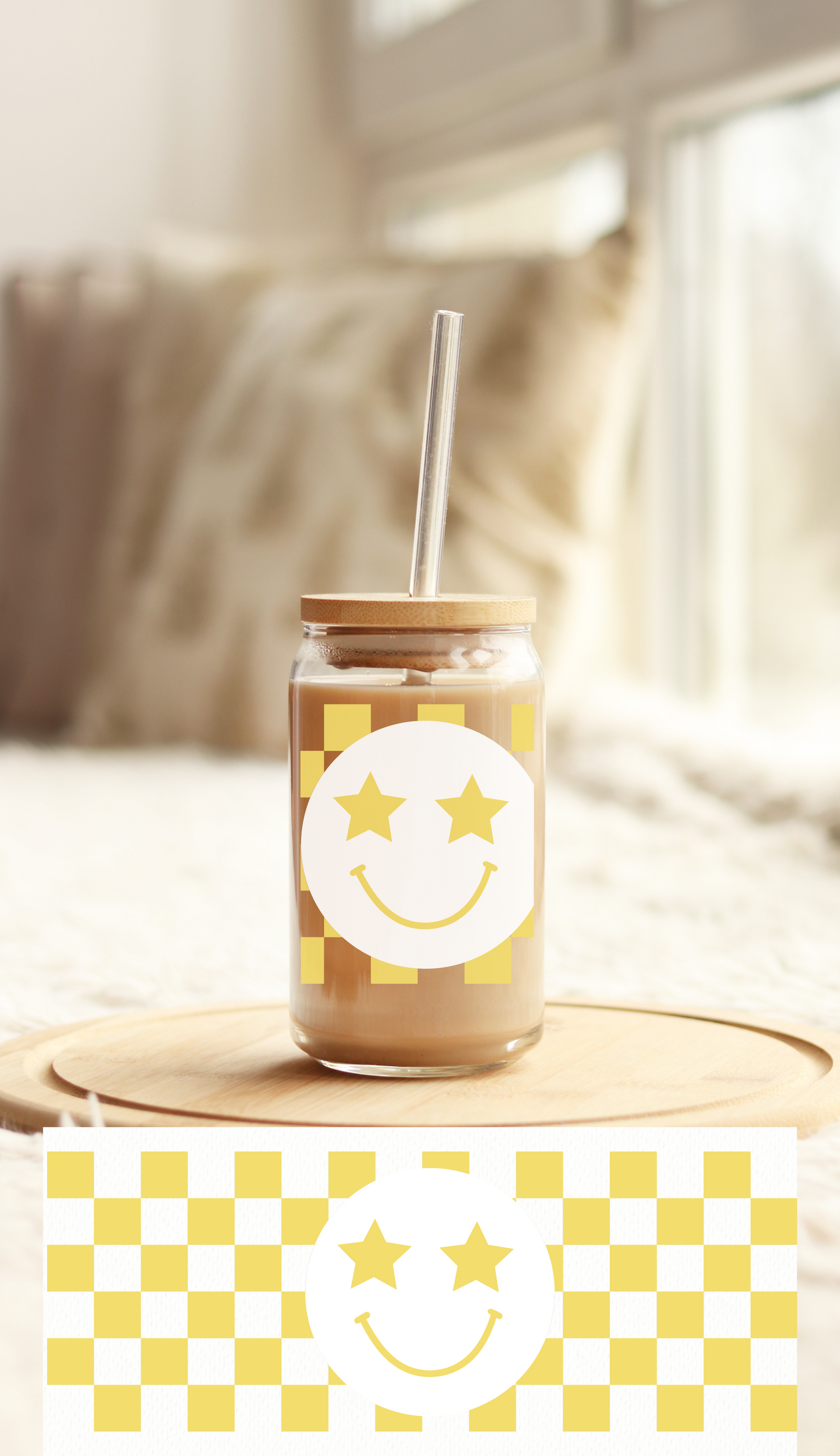 UV DTF Libbey Cup Wrap Retro