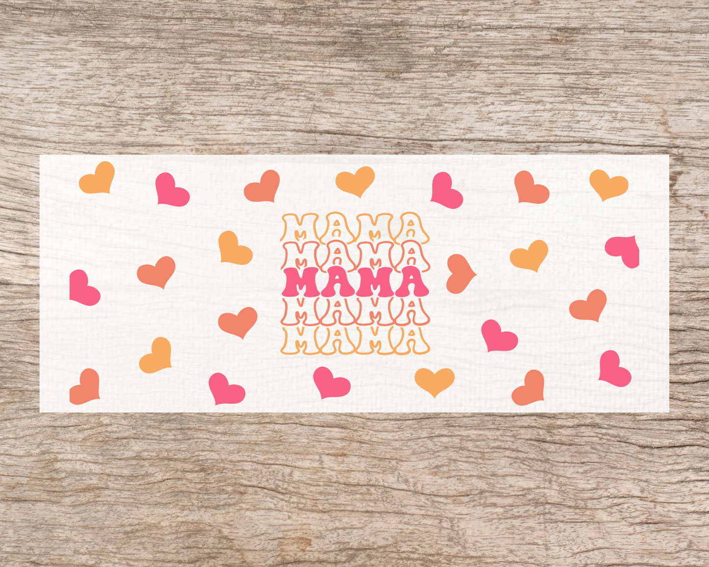 UV DTF Libbey Cup Wrap Love & Valentine