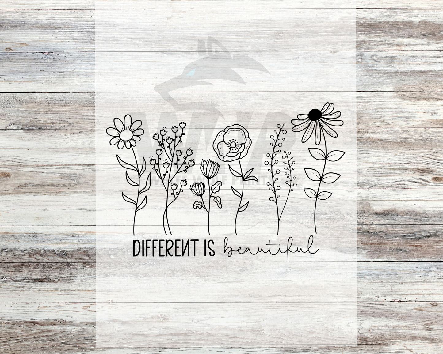 Direct-To-Film (DTF) FLORAL TRANSFER