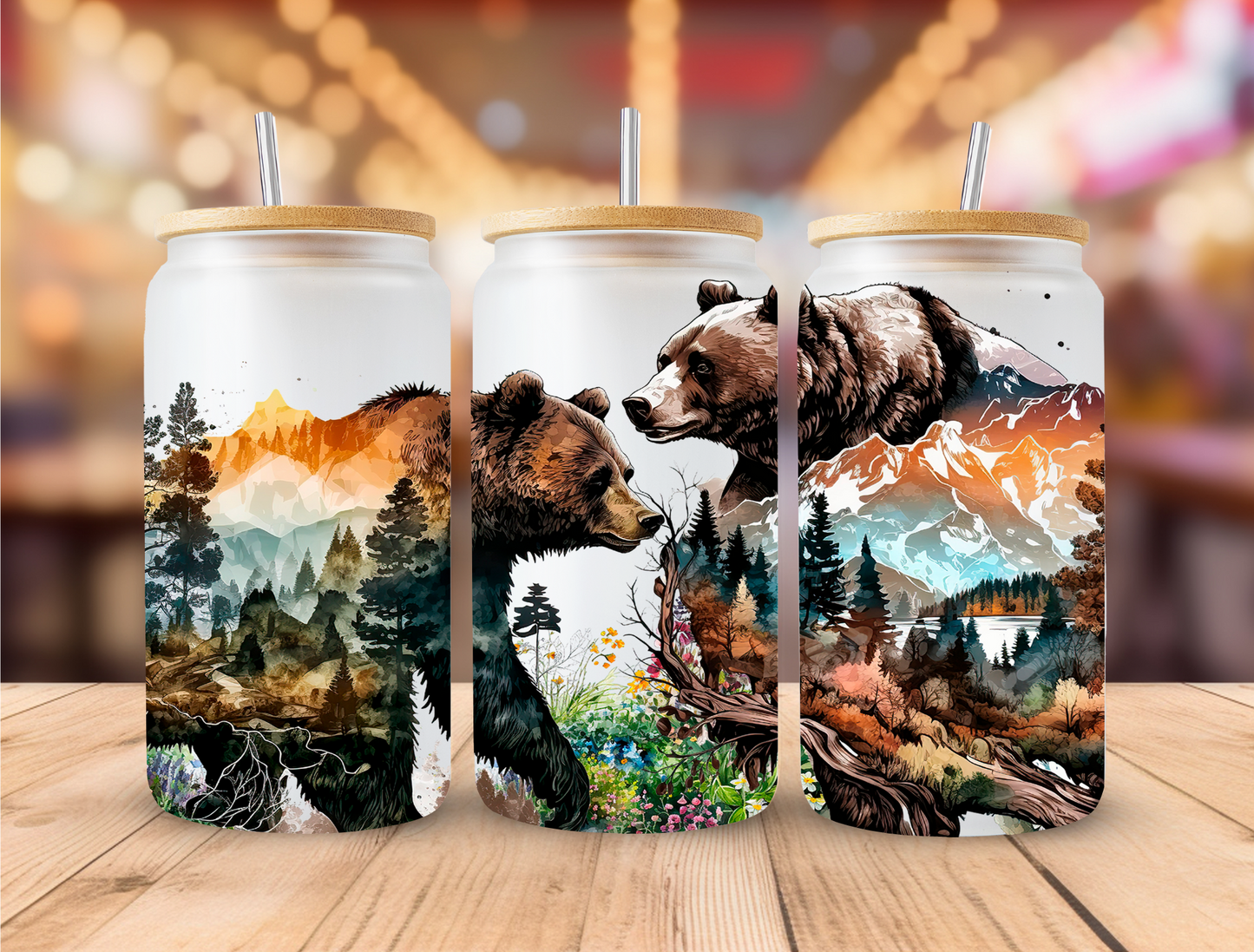 UV DTF Libbey Cup Wrap ANIMALS