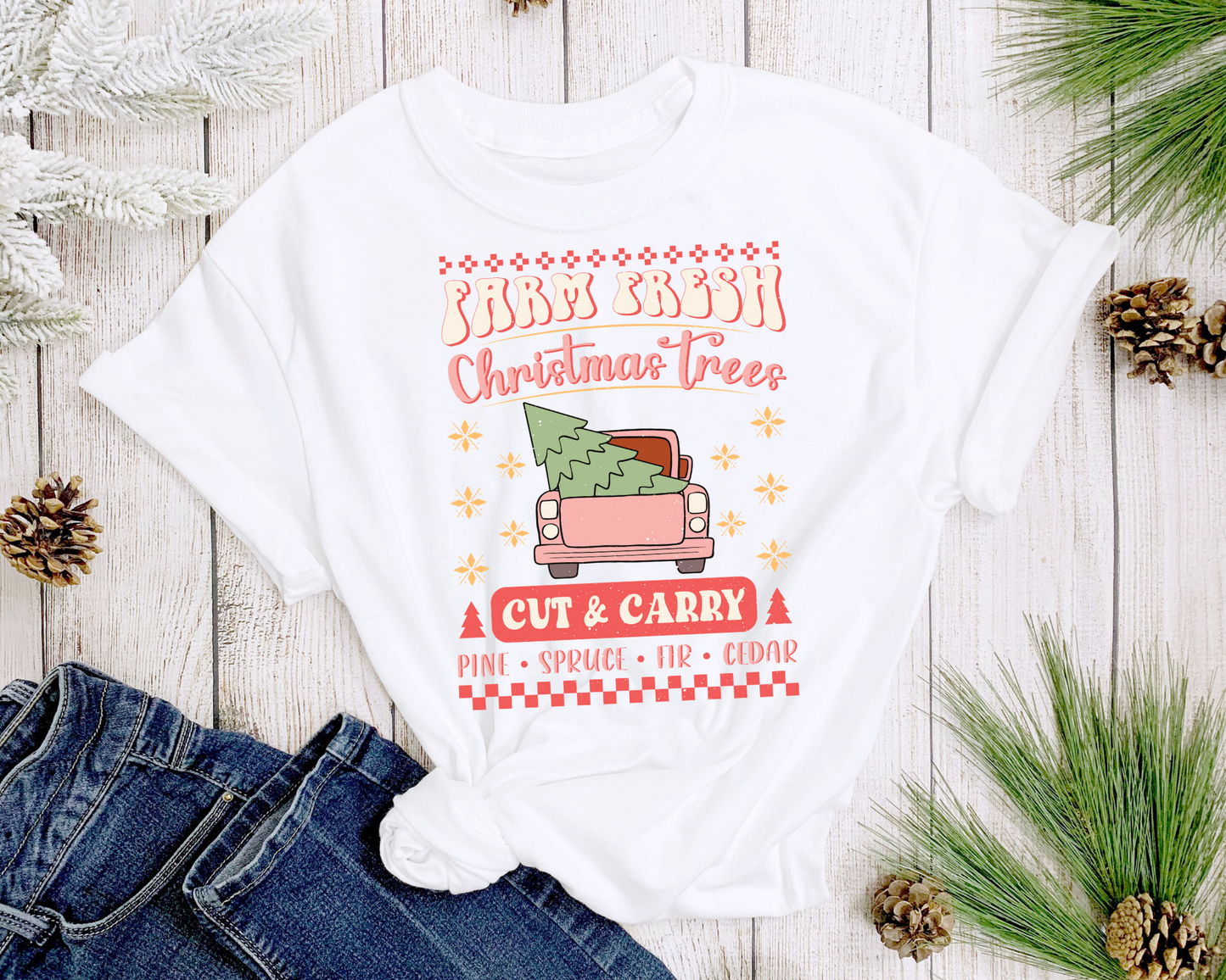Ready To Press (DTF) CHRISTMAS TRANSFER