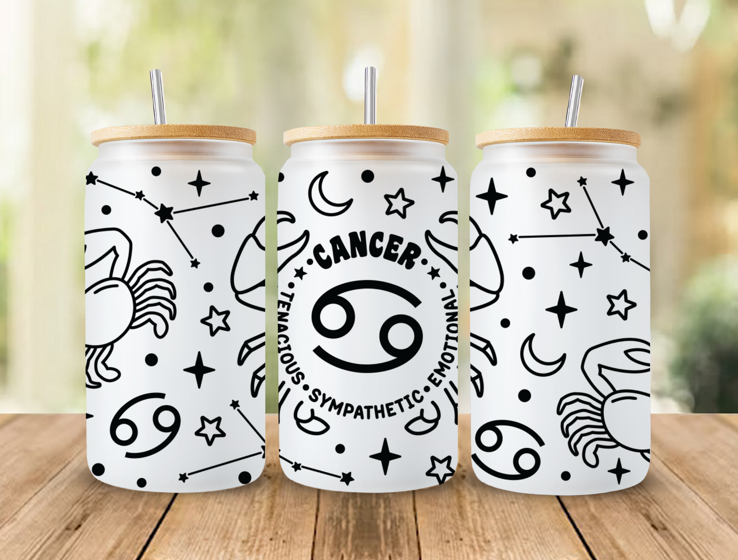 UV DTF Libbey Cup Wrap Zodiac & Magic