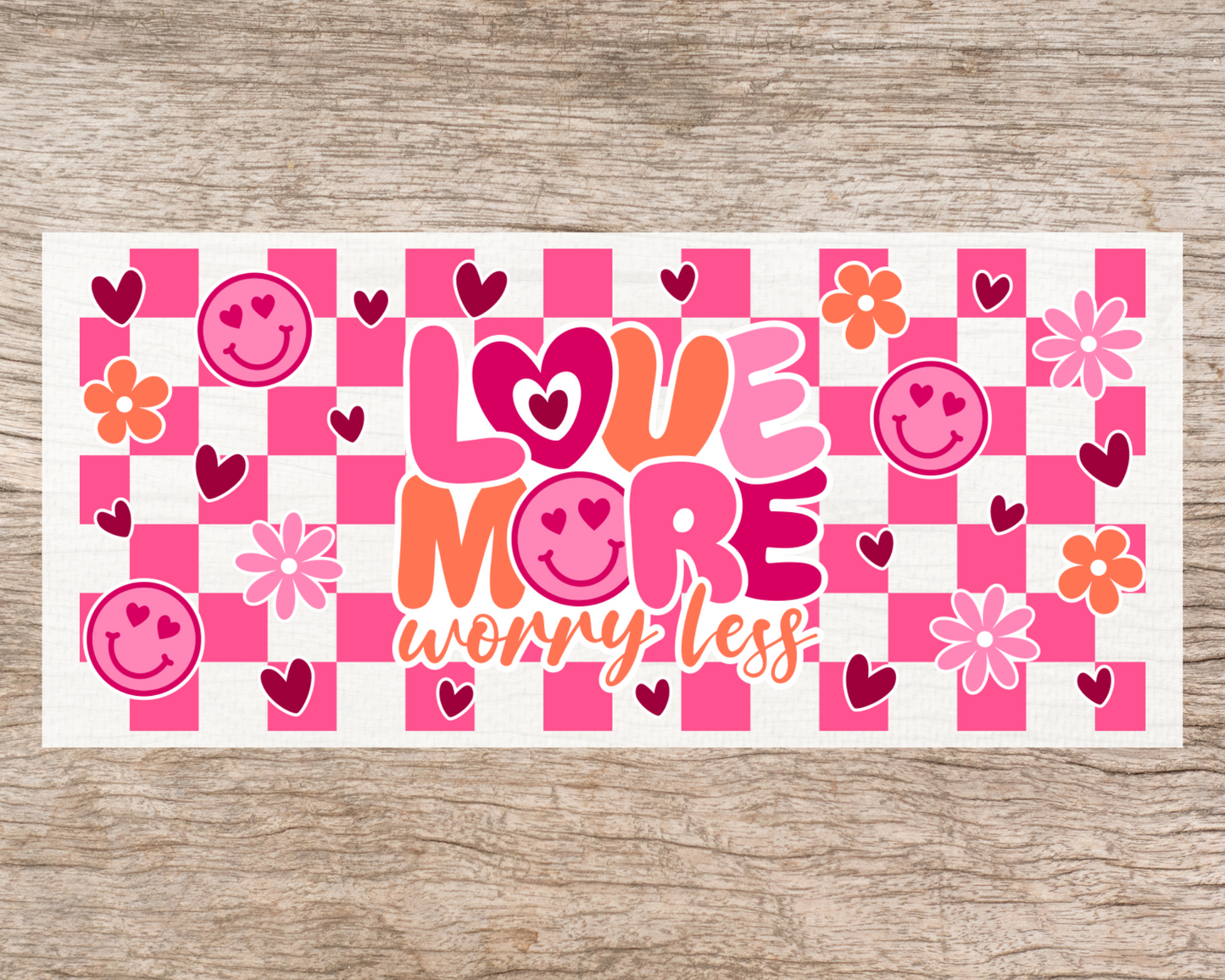 UV DTF Libbey Cup Wrap Love & Valentine