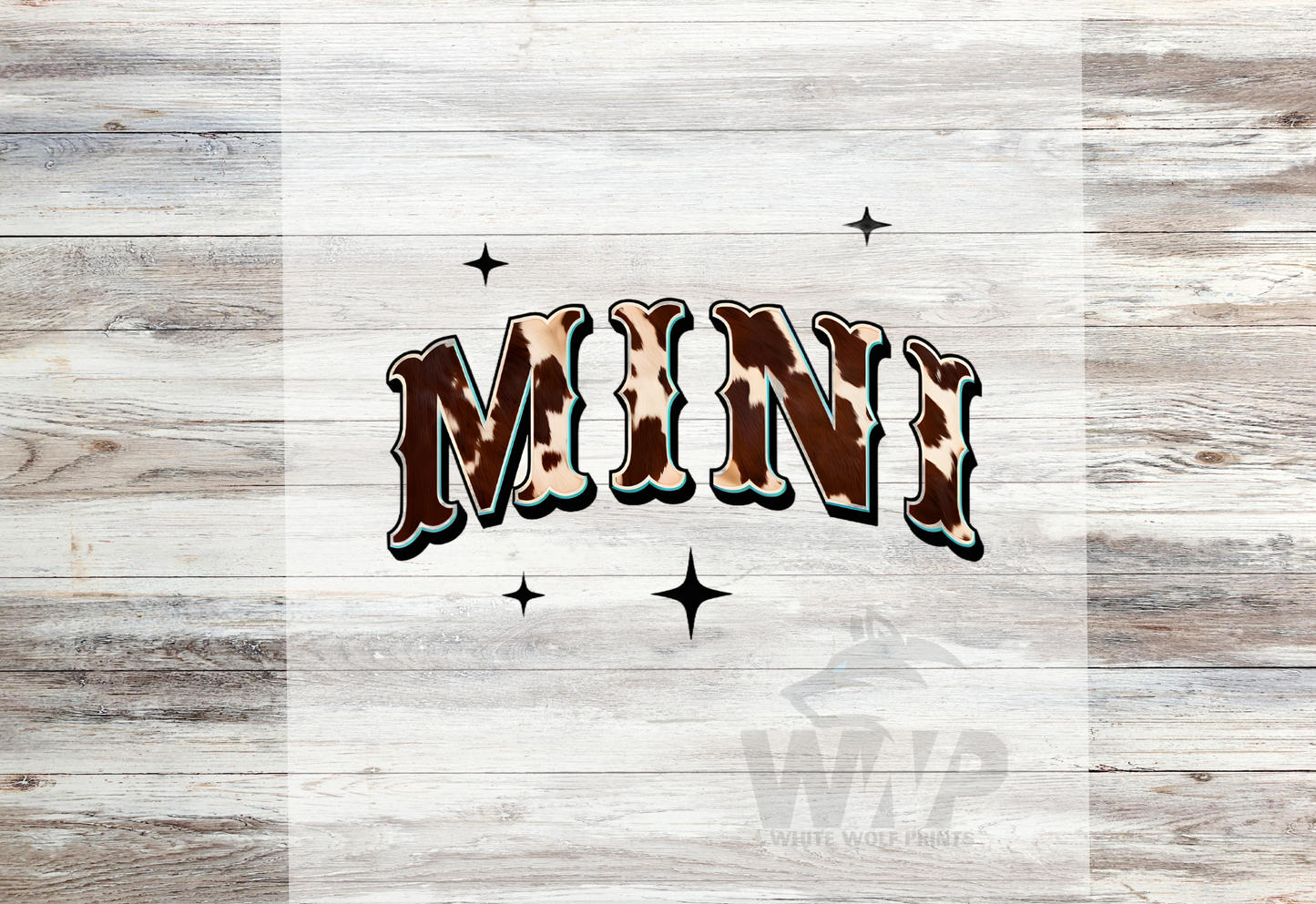 Ready To Press (DTF) MAMA MINI WESTERN DTF TRANSFER MATCHING SET