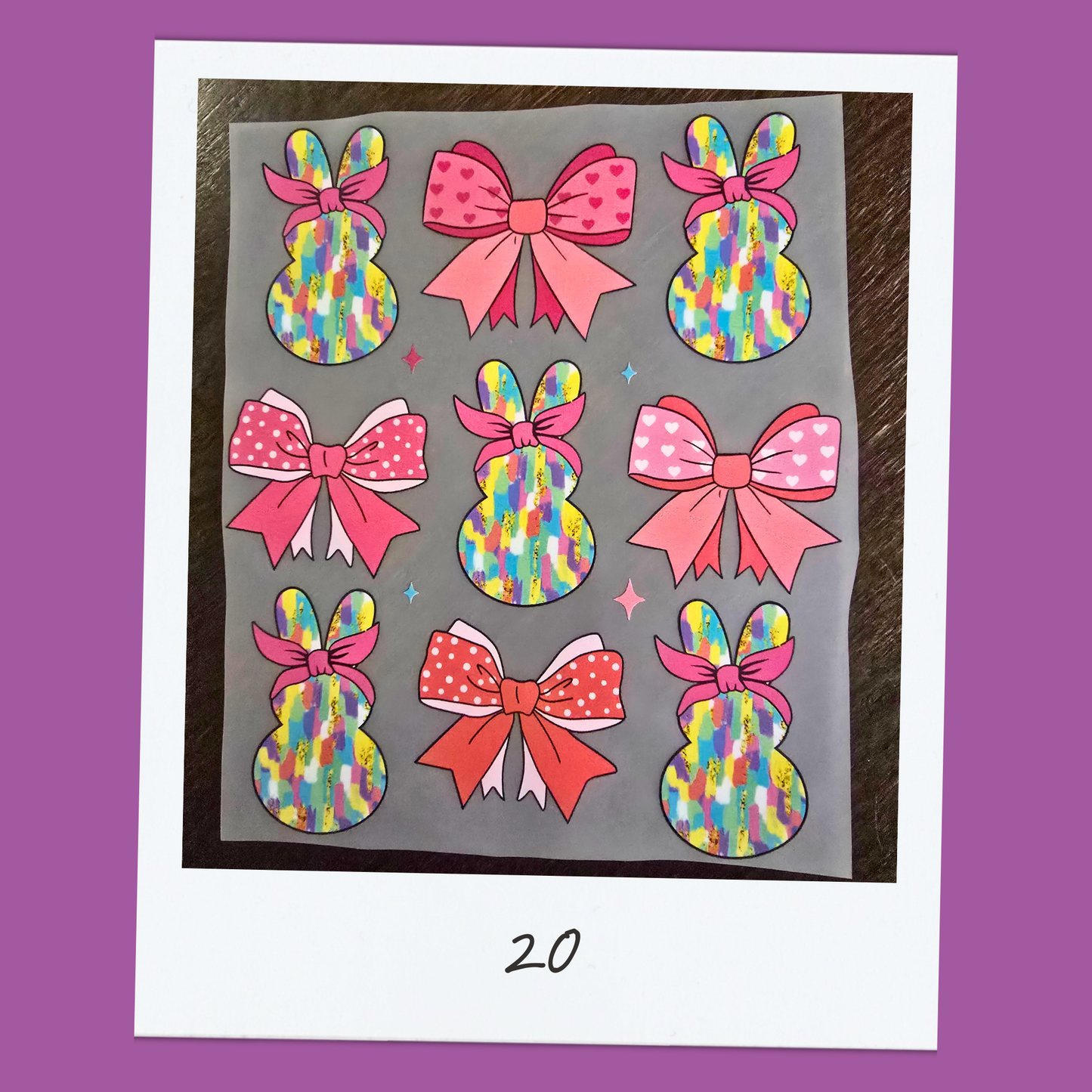 PRE-PRINTED EASTER DTF Transfer 20