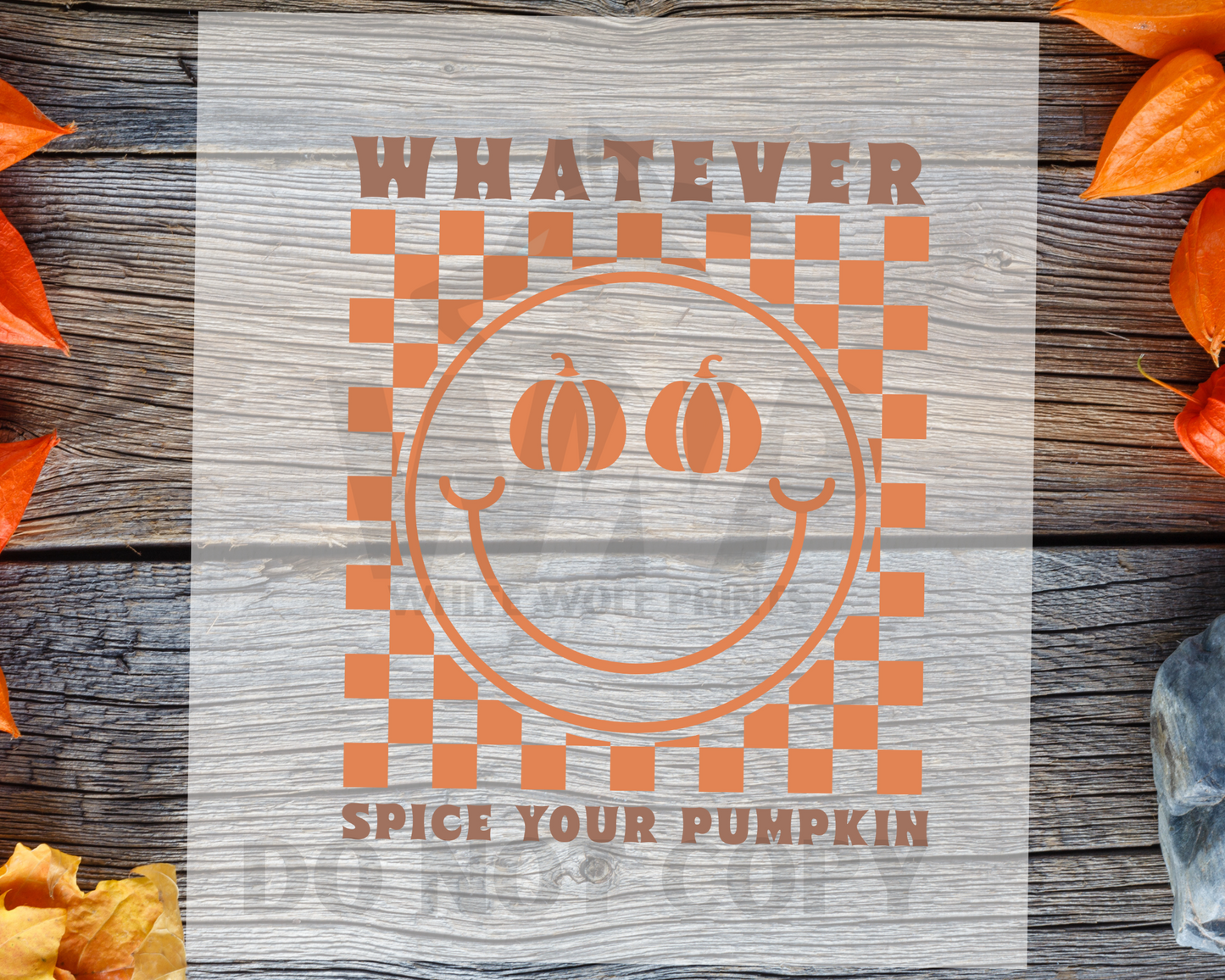 Ready To Press Design (DTF) FALL TRANSFER