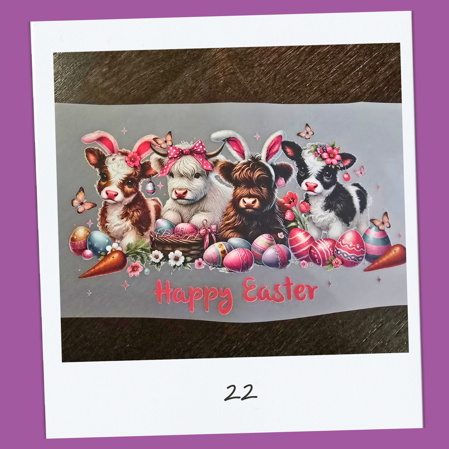 PRE-PRINTED EASTER DTF Transfer 22