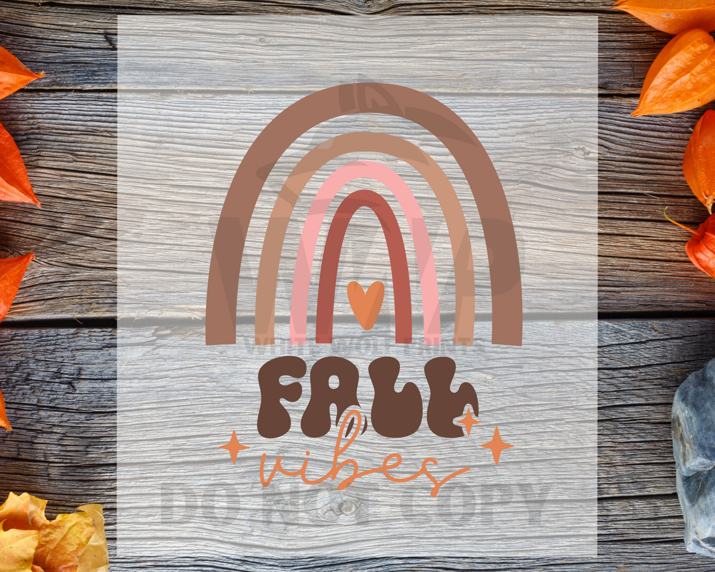 Ready To Press Design (DTF) FALL TRANSFER