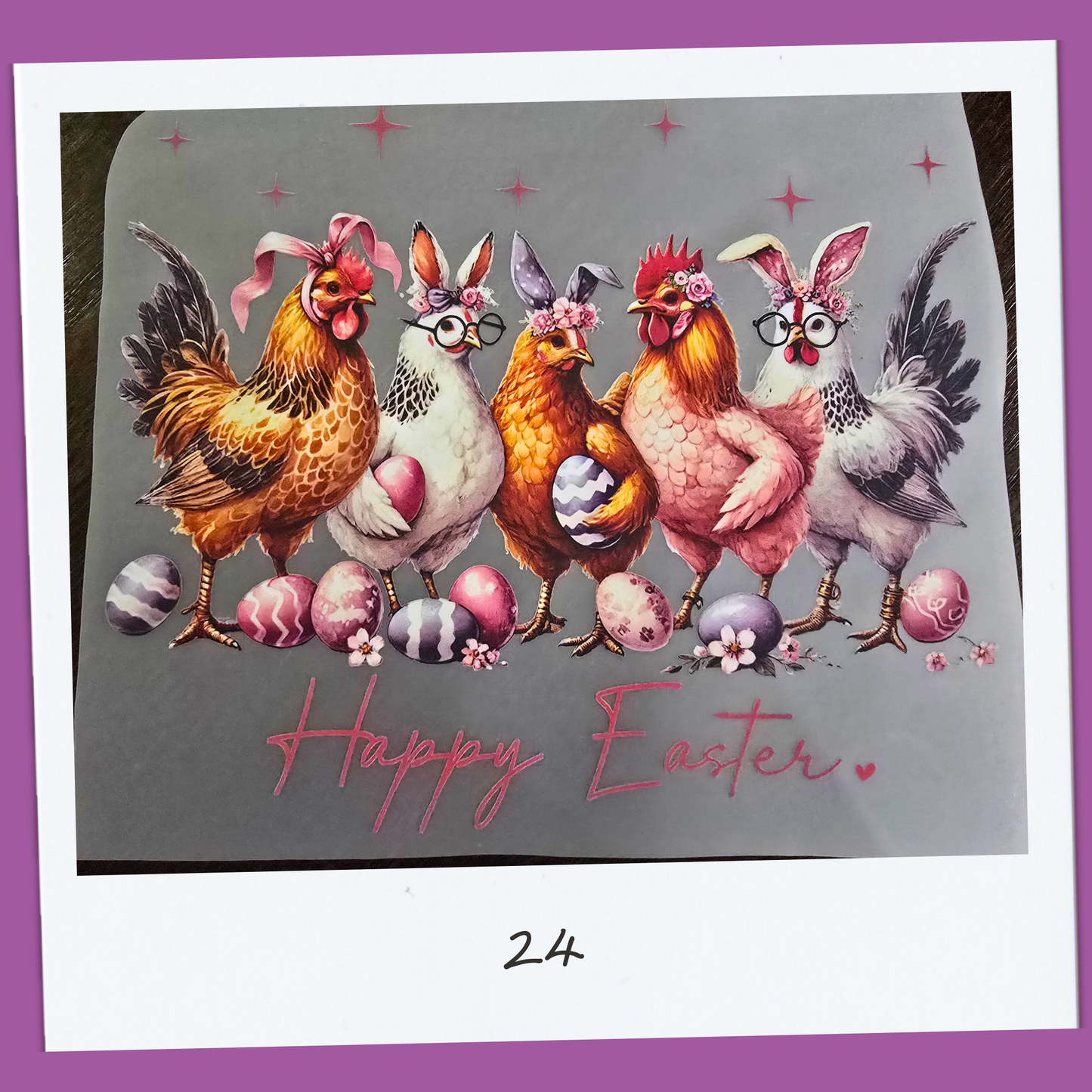 PRE-PRINTED EASTER DTF Transfer 24