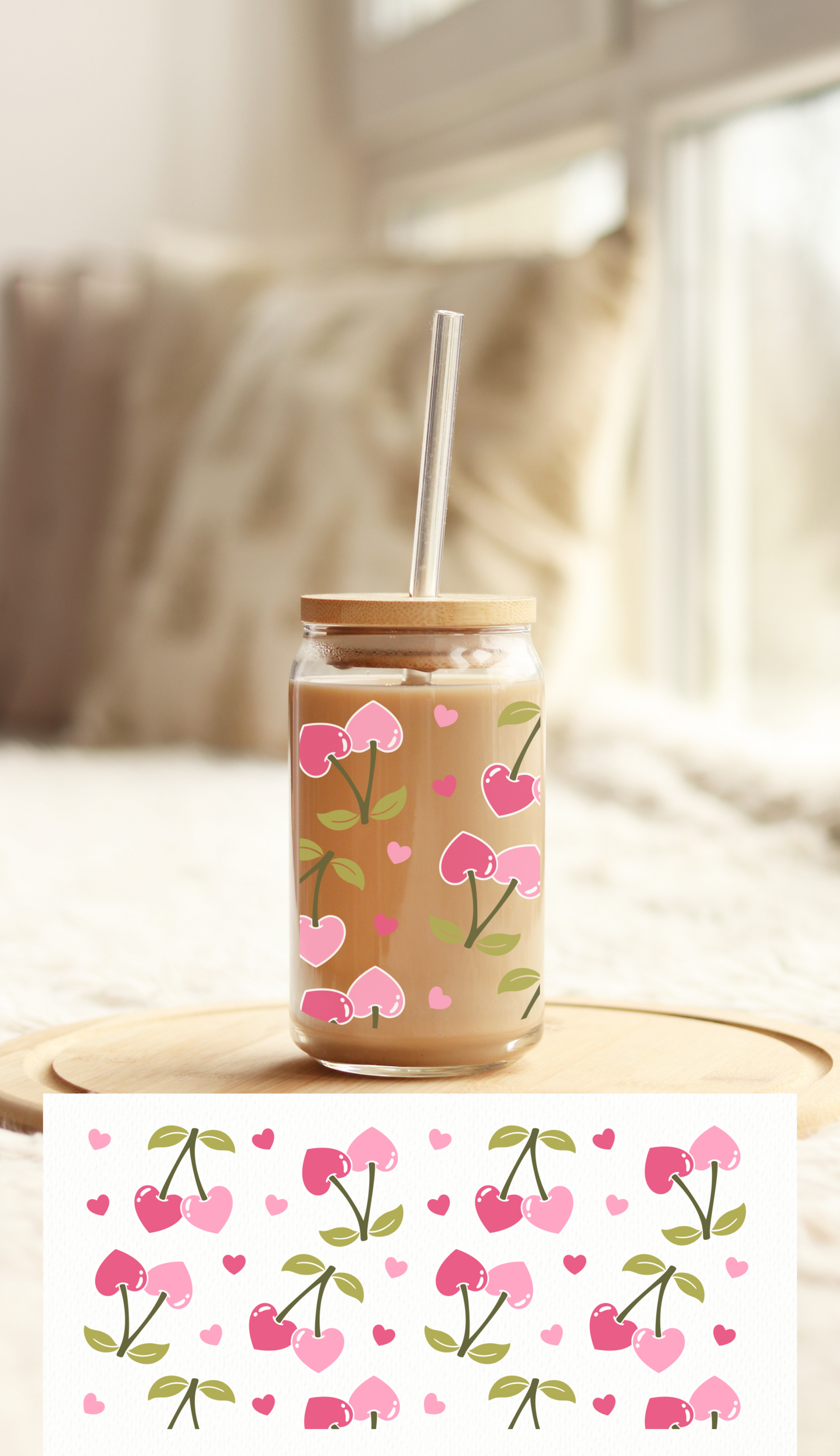 UV DTF Libbey Cup Wrap Love & Valentine