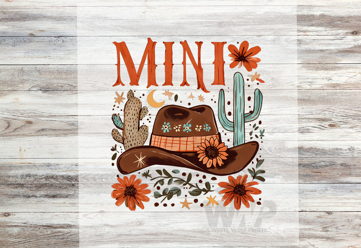 Ready To Press (DTF) MAMA MINI WESTERN DTF TRANSFER MATCHING SET