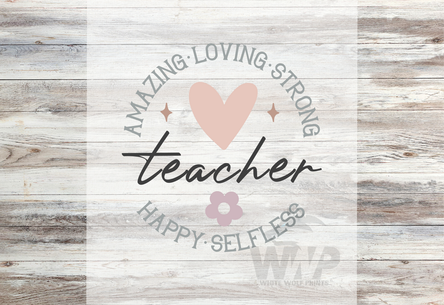 TEACHER Direct-To-Film (DTF) TRANSFER