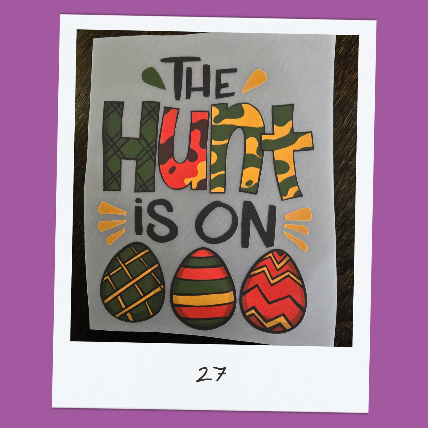 PRE-PRINTED EASTER DTF Transfer 27