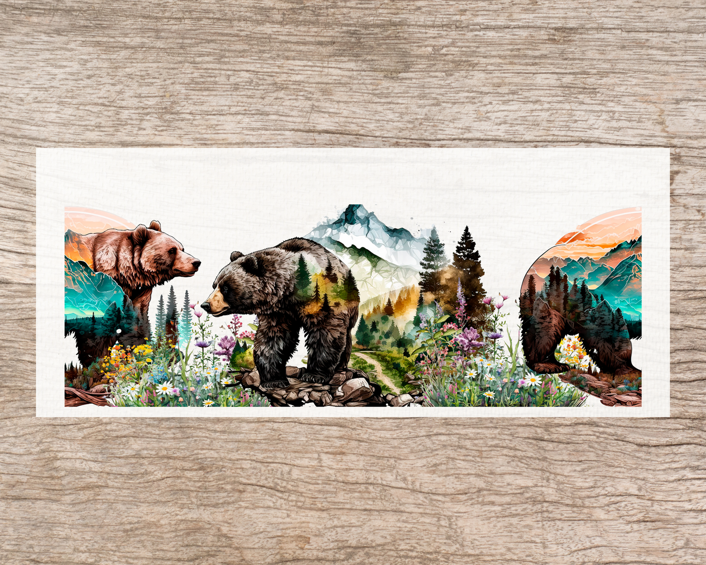 UV DTF Libbey Cup Wrap ANIMALS