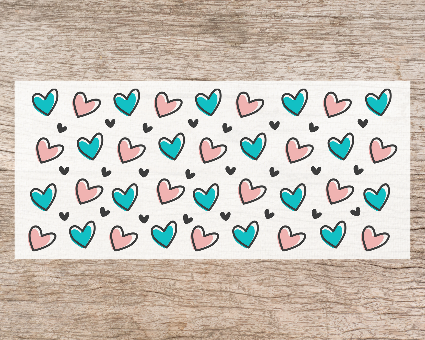 UV DTF Libbey Cup Wrap Love & Valentine
