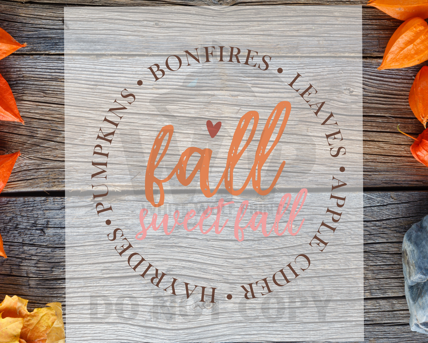 Ready To Press Design (DTF) FALL TRANSFER