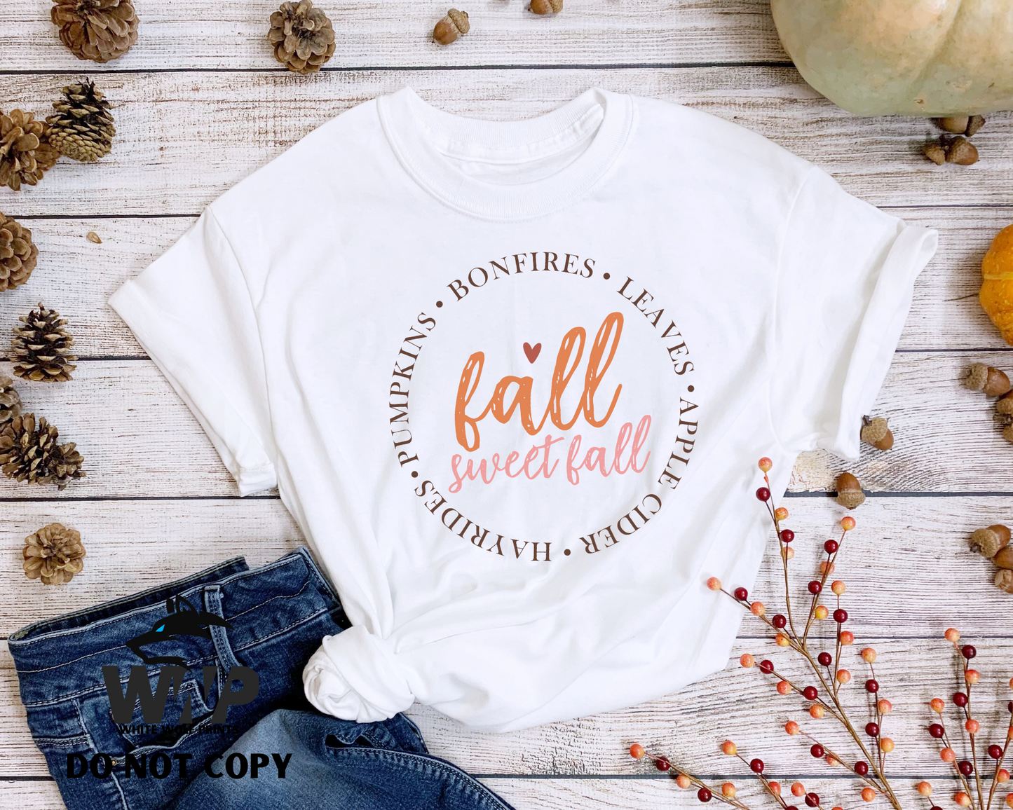 Ready To Press Design (DTF) FALL TRANSFER