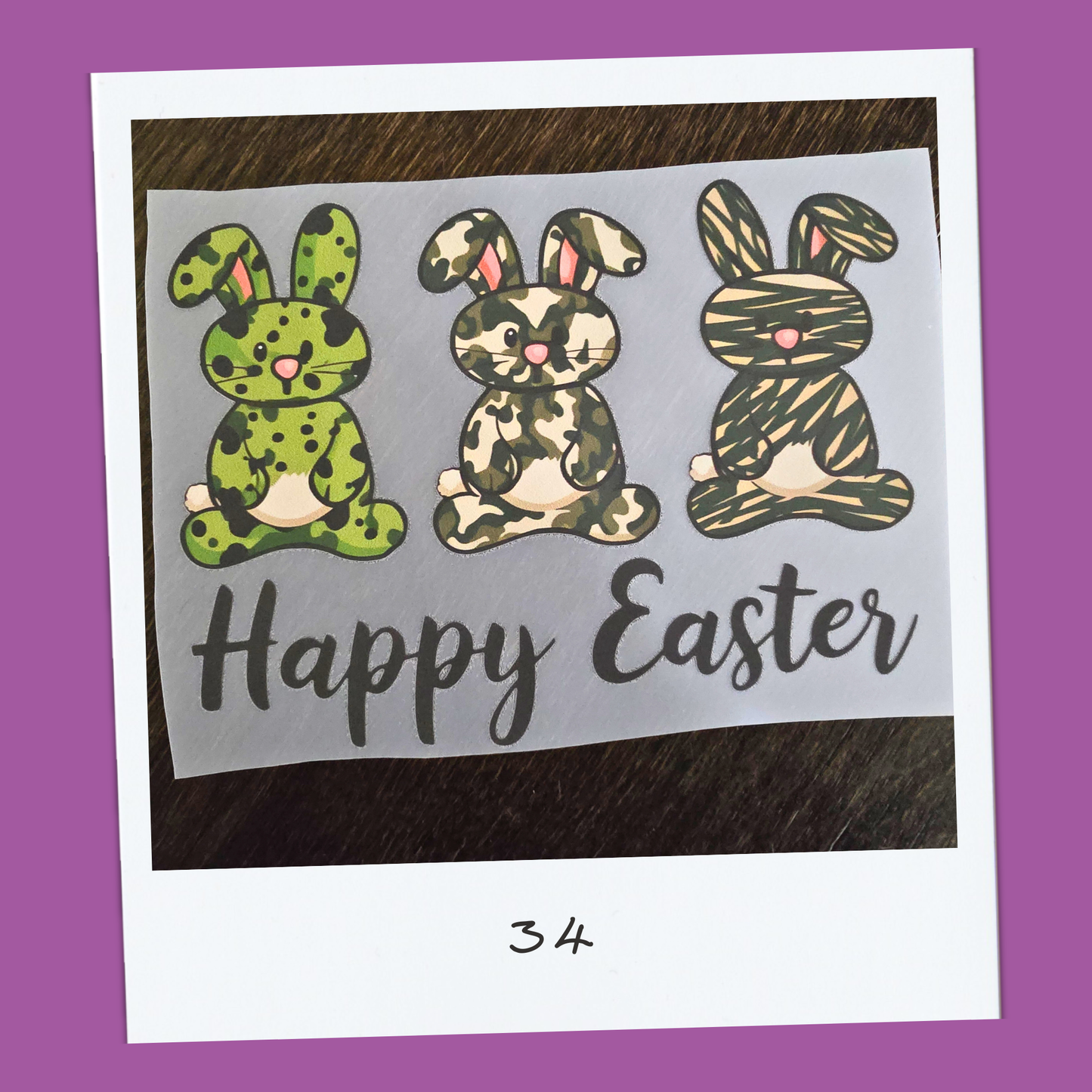 PRE-PRINTED EASTER DTF Transfer 34