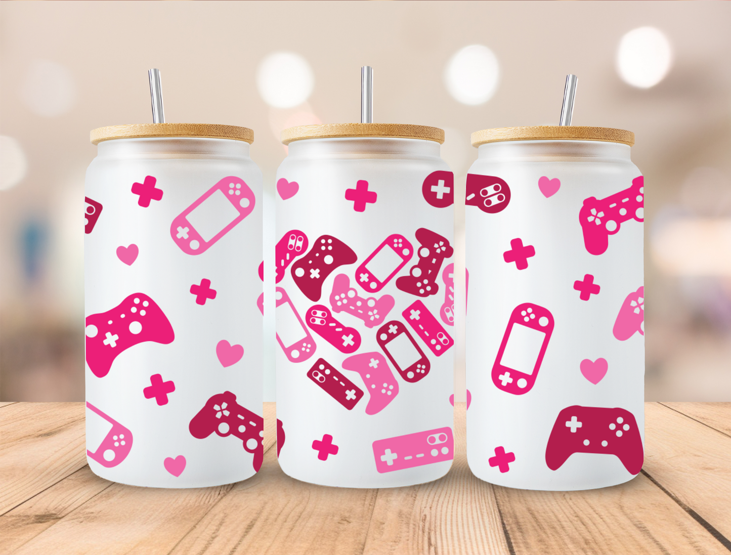 UV DTF Libbey Cup Wrap Love & Valentine