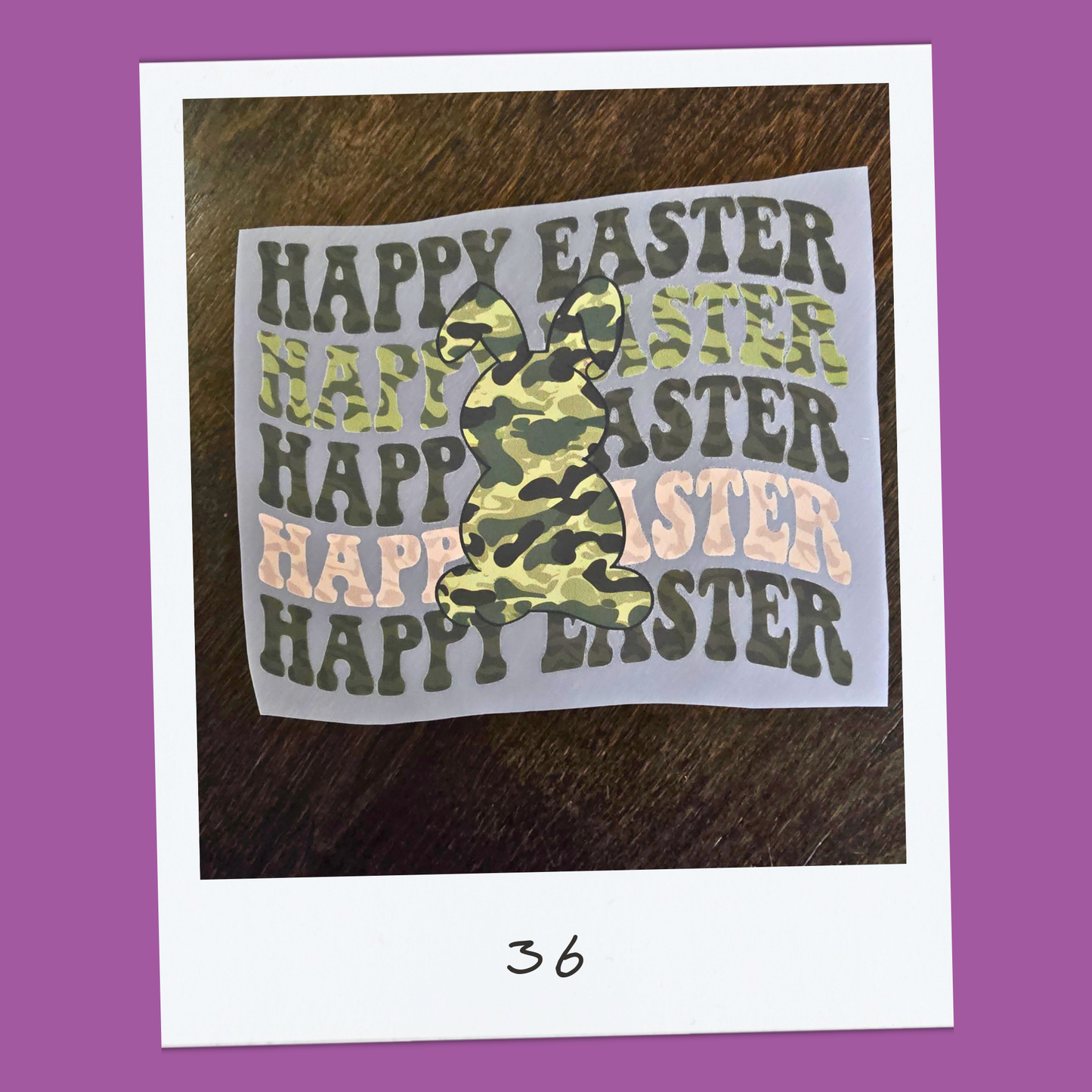 PRE-PRINTED EASTER DTF Transfer 36
