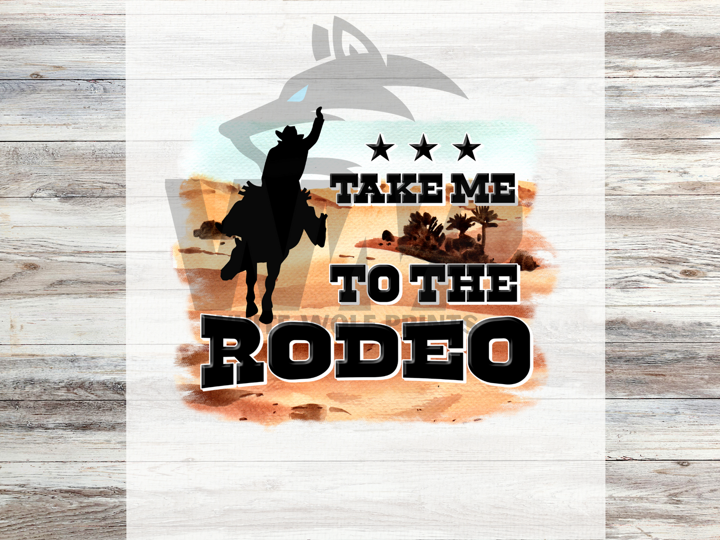 Direct-To-Film (DTF) WESTERN TRANSFER