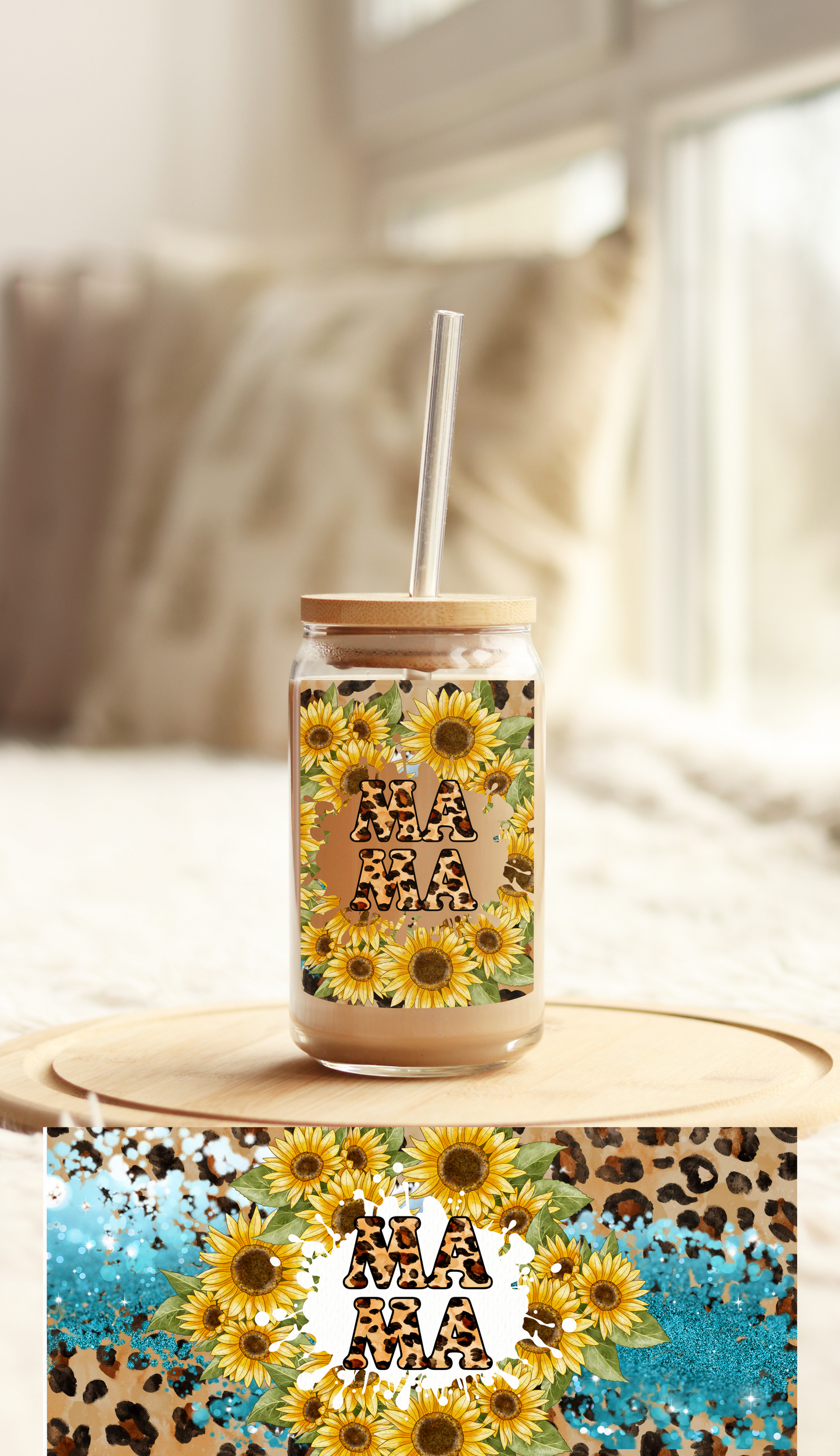 UV DTF Libbey Cup Wrap FALL & HALLOWEEN