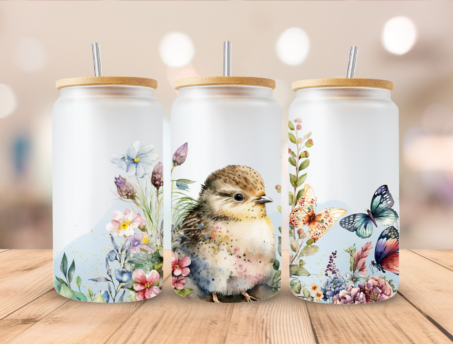 UV DTF Libbey Cup Wraps ANIMALS