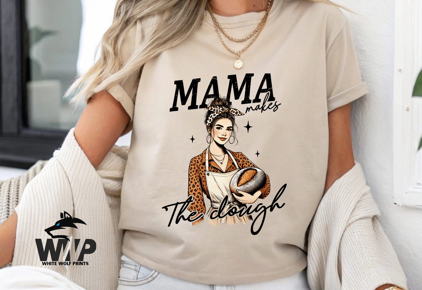 MAMA MAKE THE DOUGH DTF TRANSFER VINTAGE