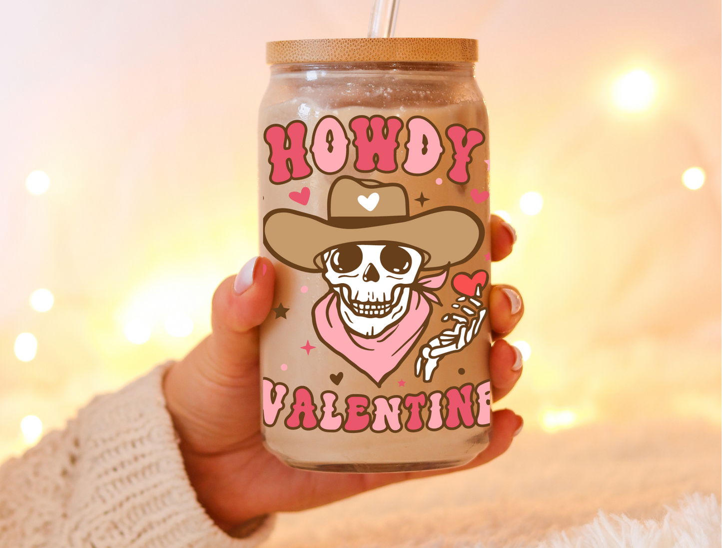 UV DTF Libbey Cup Wrap Love & Valentine