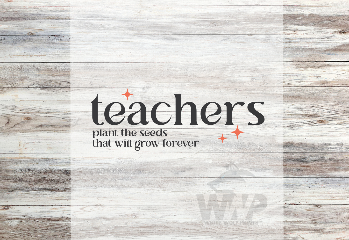 TEACHER Direct-To-Film (DTF) TRANSFER