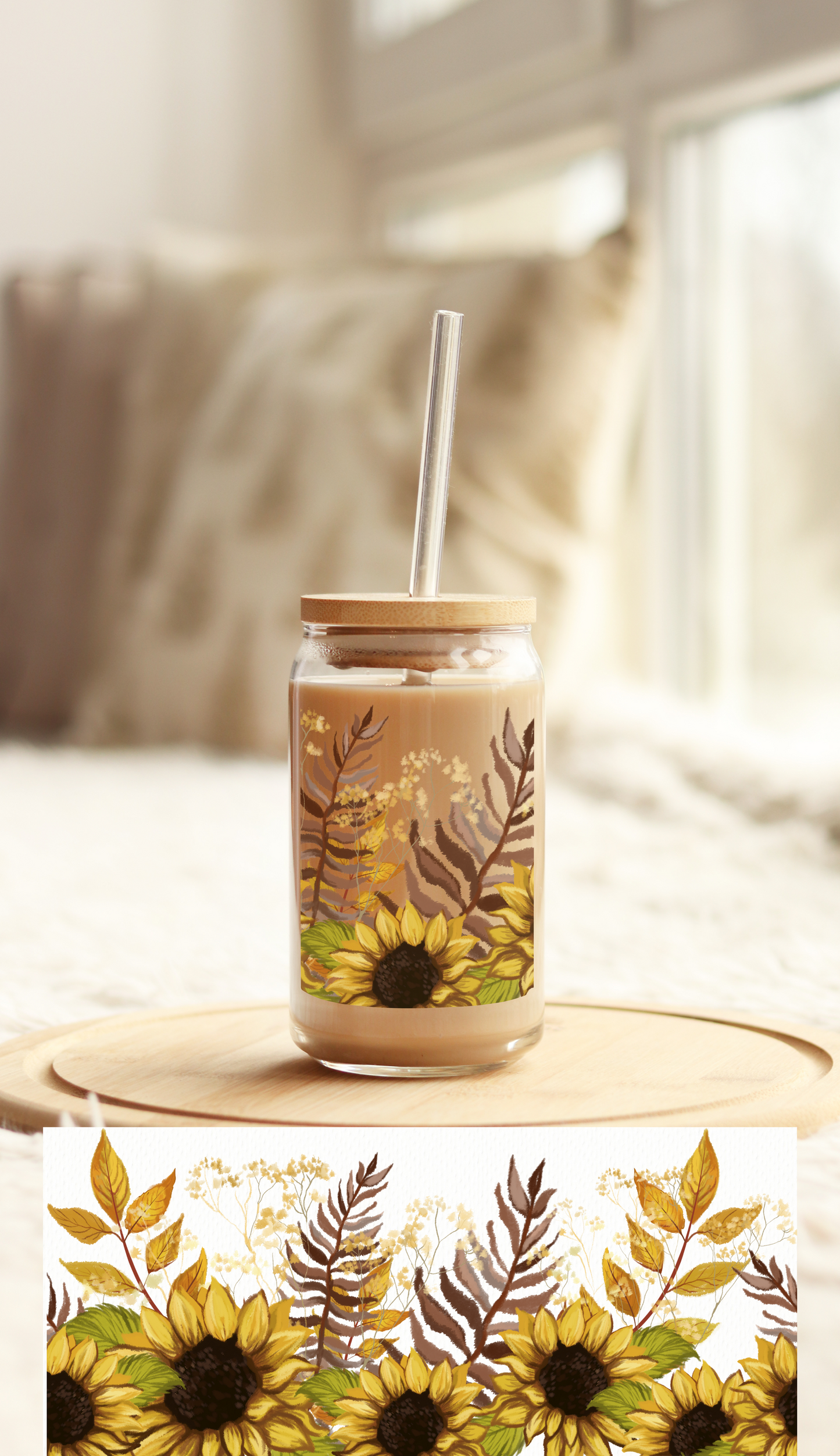 UV DTF Libbey Cup Wrap FALL & HALLOWEEN