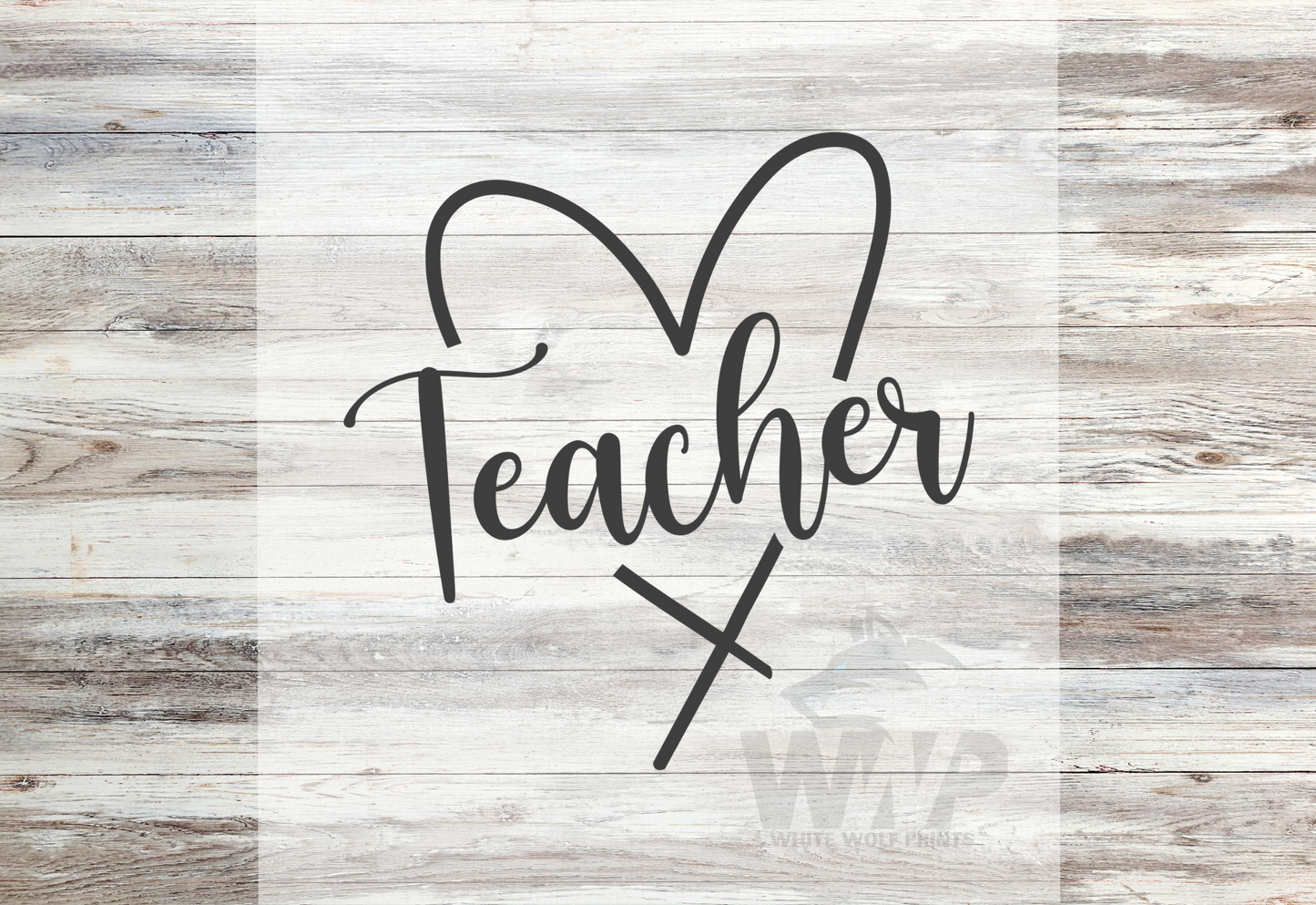 TEACHER Direct-To-Film (DTF) TRANSFER