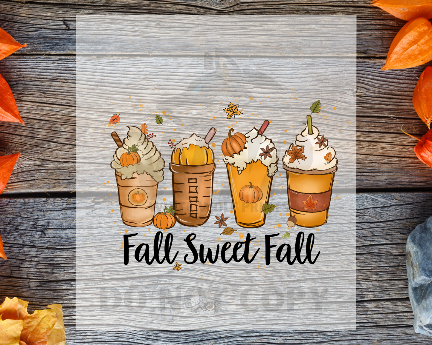 Ready To Press Design (DTF) FALL TRANSFER