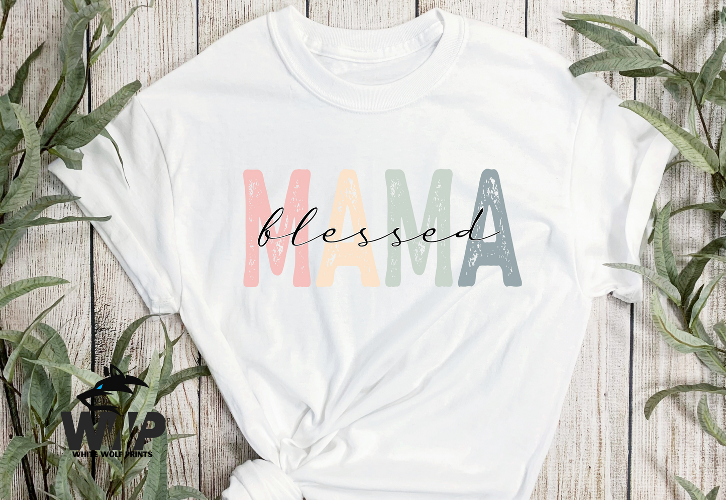 BLESSED MAMA DTF TRANSFER