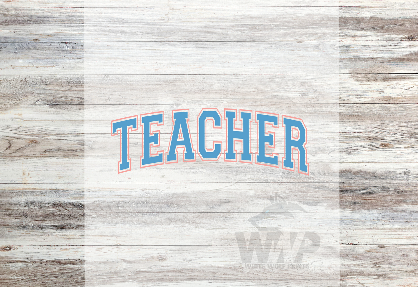 TEACHER Direct-To-Film (DTF) TRANSFER